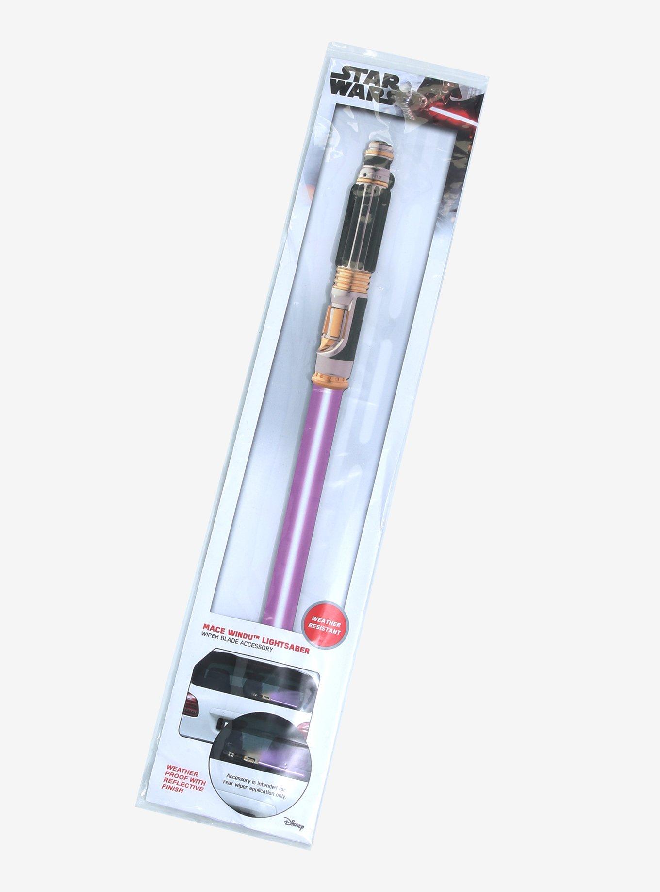 Star Wars Mace Windu Lightsaber Rear Windshield Wiper Decal, , alternate