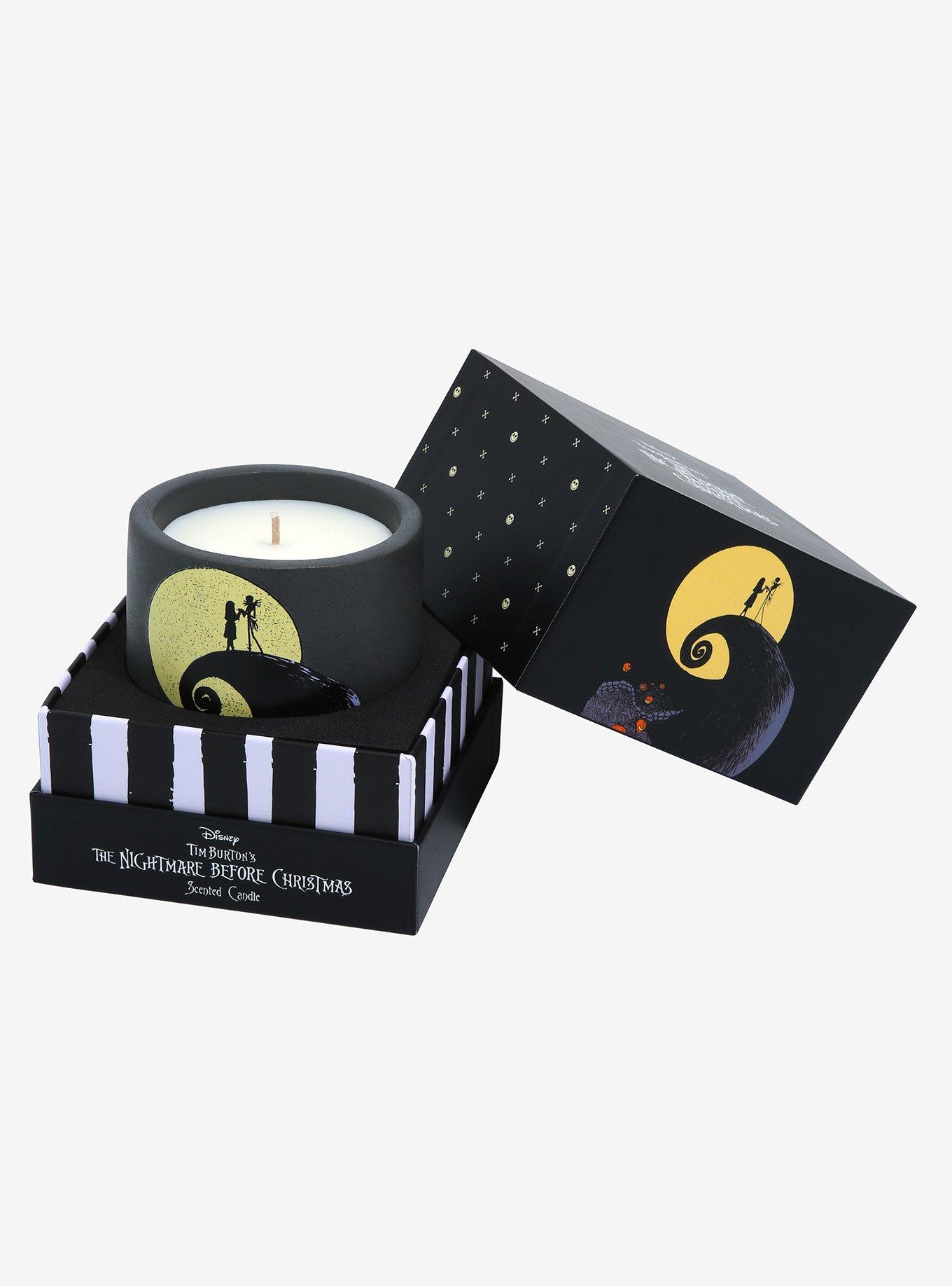 Disney The Nightmare Before Christmas Jack Skellington & Sally Spiral Hill Candle, , alternate