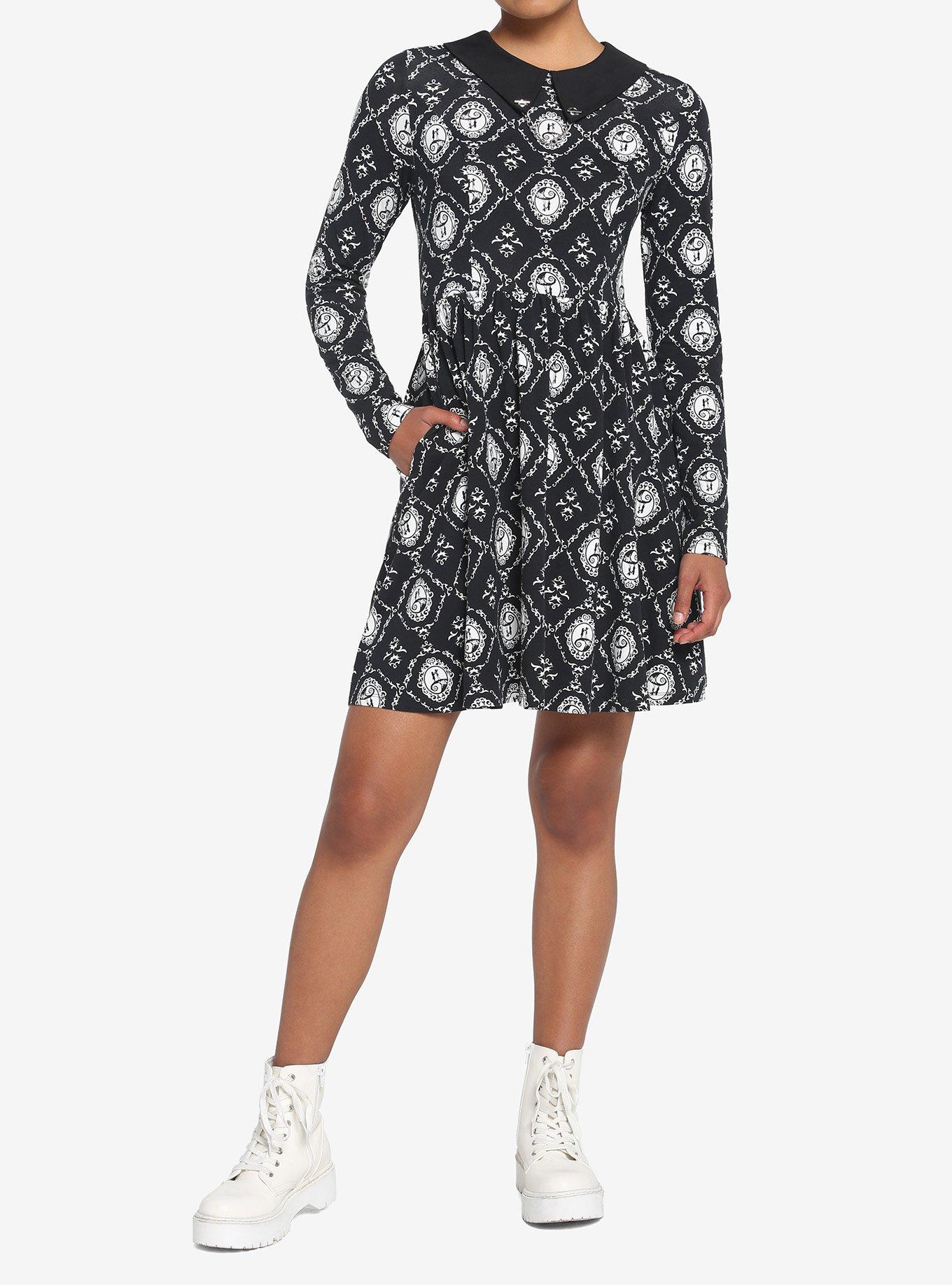 The Nightmare Before Christmas Jack & Sally Cameo Dress, , hi-res