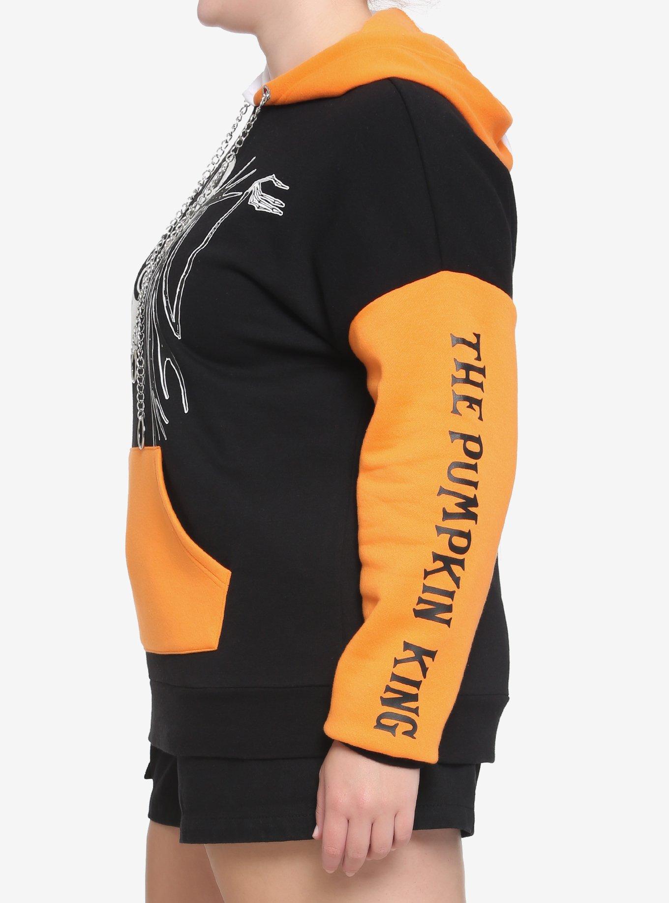 The Nightmare Before Christmas Color-Block Hoodie Plus Size, MULTI, alternate