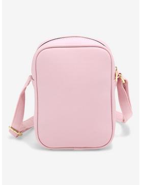 Pink Heart Pin Collector Crossbody Bag, , hi-res