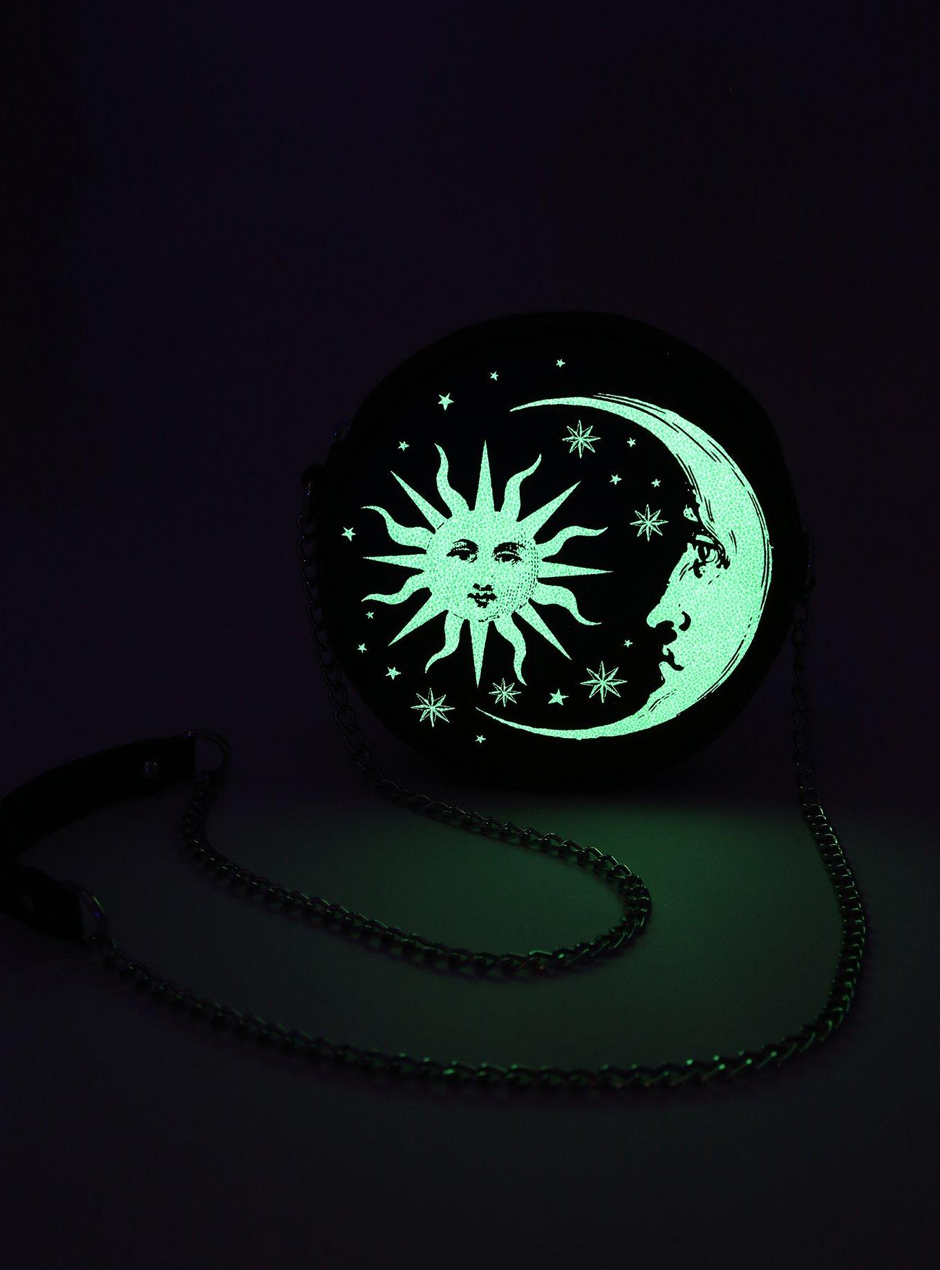 Sun & Moon Glow-In-The-Dark Crossbody Bag, , alternate