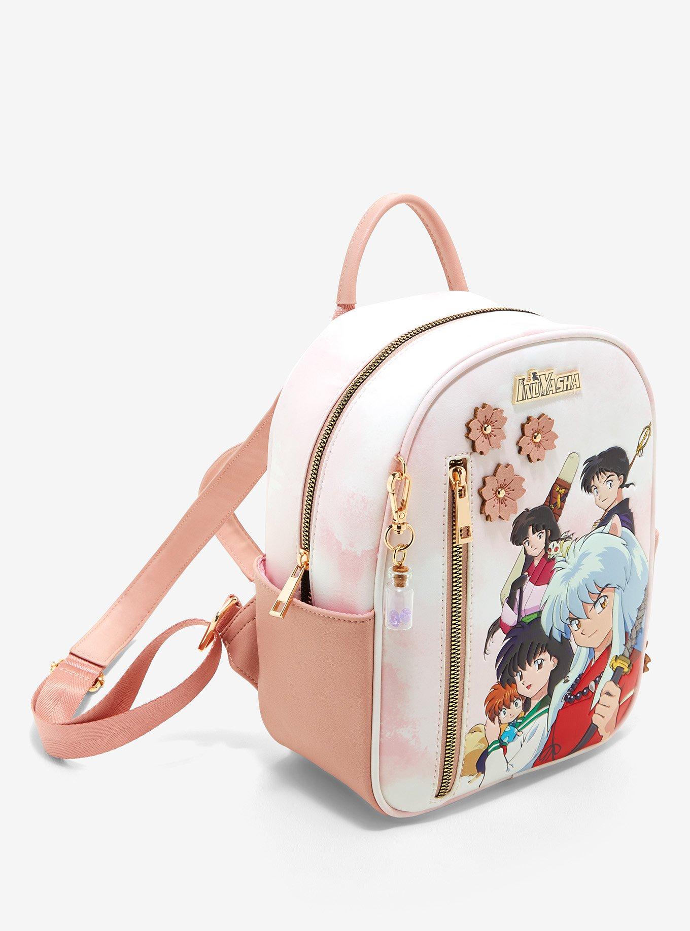 InuYasha Cast with Sakura Flowers Mini Backpack - BoxLunch Exclusive, , alternate