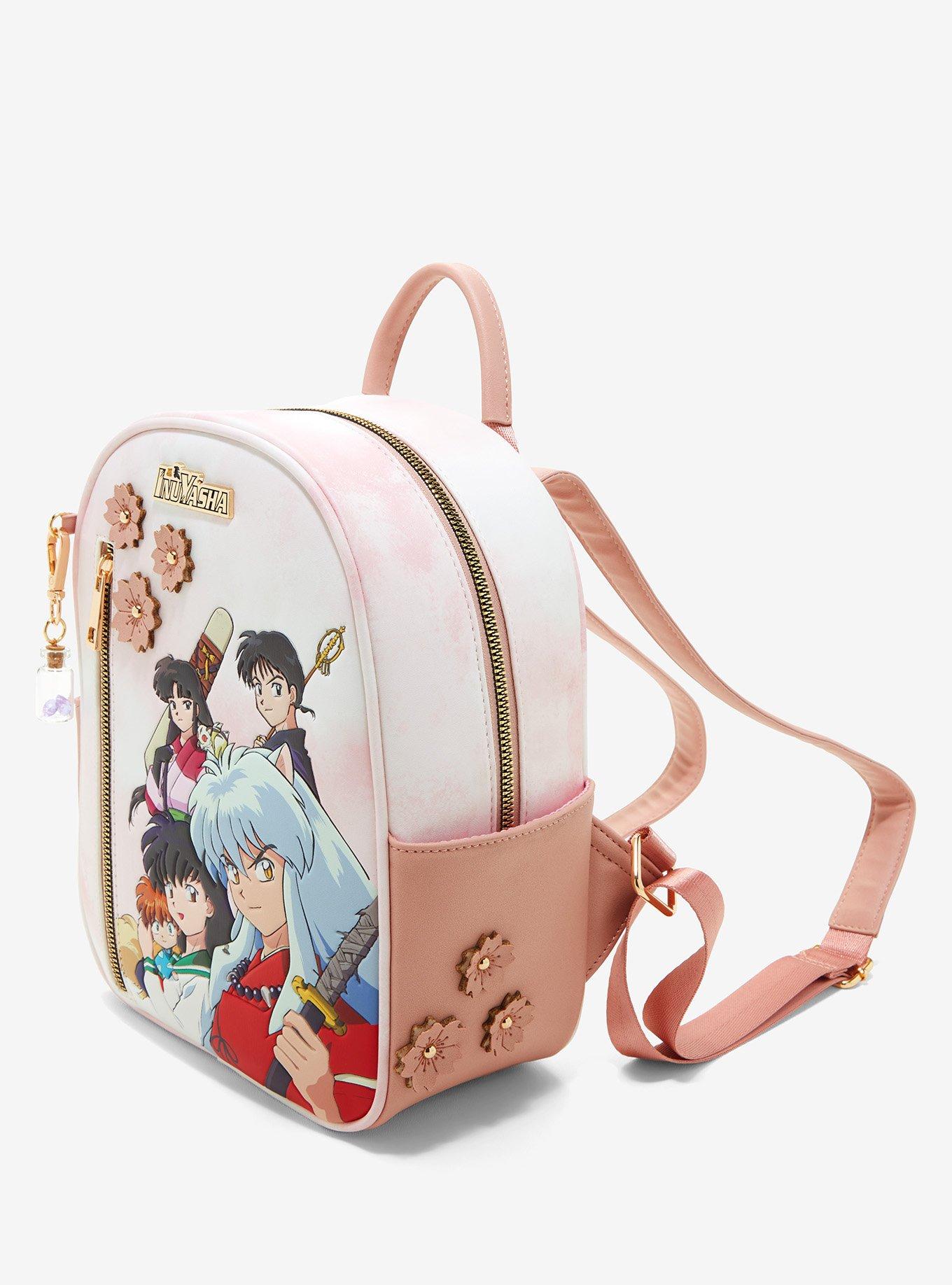 InuYasha Cast with Sakura Flowers Mini Backpack - BoxLunch Exclusive, , alternate