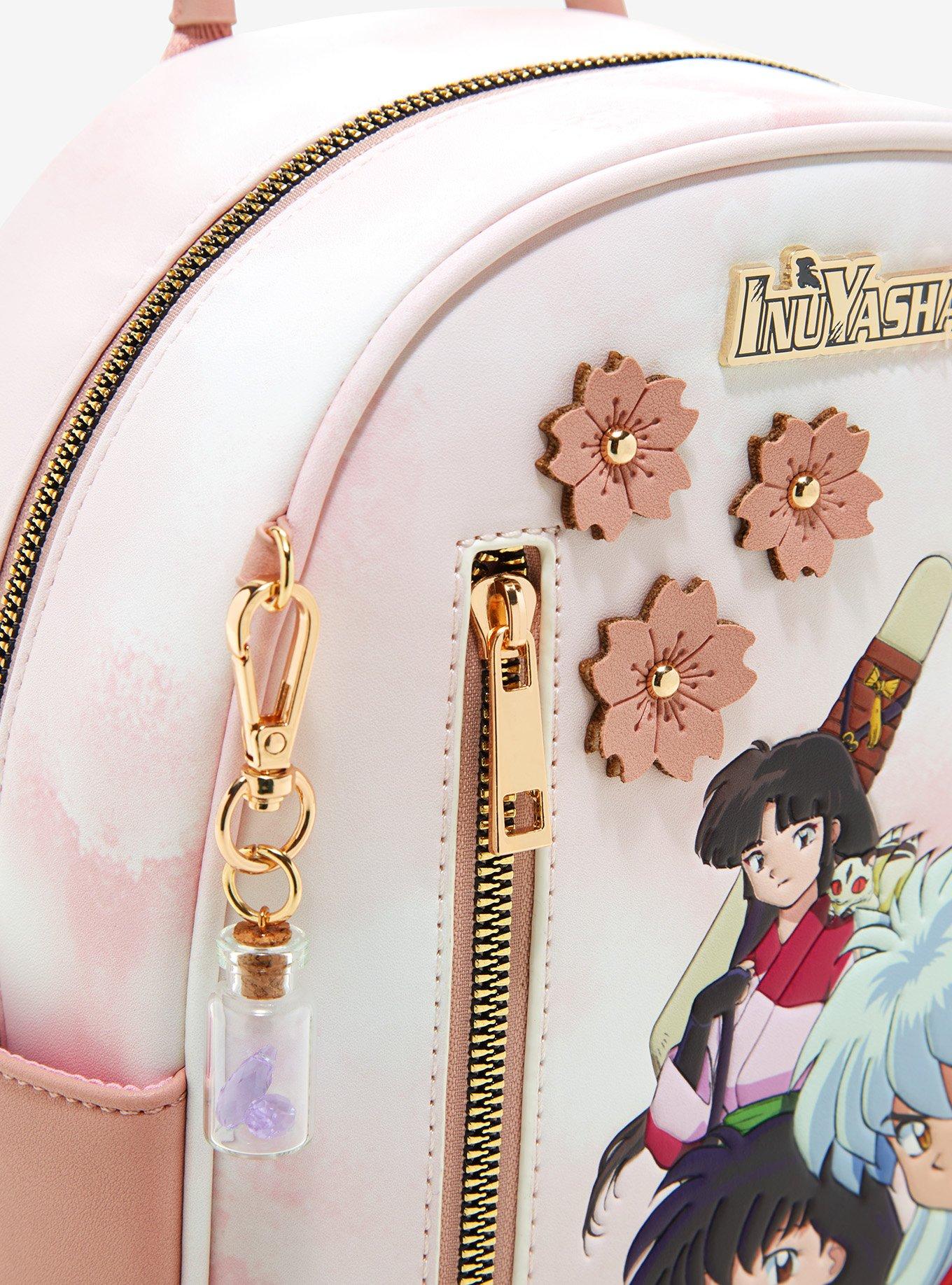 InuYasha Cast with Sakura Flowers Mini Backpack - BoxLunch Exclusive, , alternate