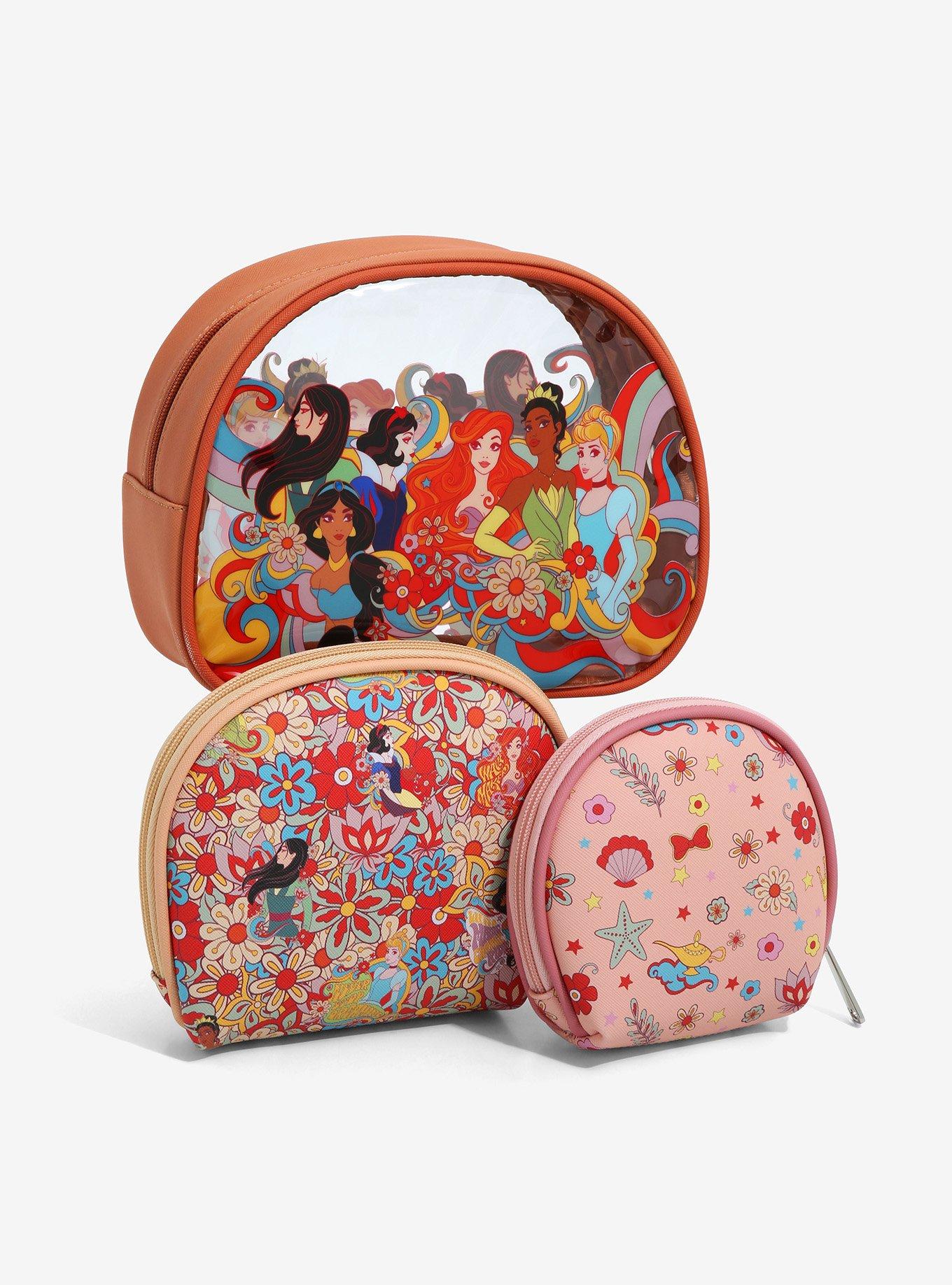 Disney Princess Groovy Group Portrait Cosmetic Bag Set - BoxLunch Exclusive, , alternate
