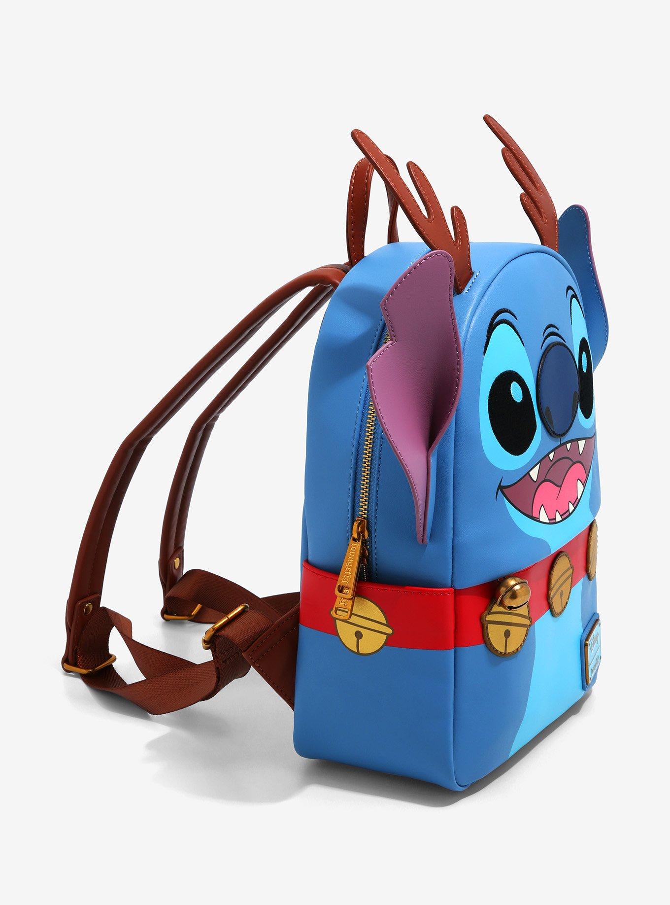 Loungefly Disney Lilo & Stitch Reindeer Stitch Mini Backpack - BoxLunch Exclusive, , alternate