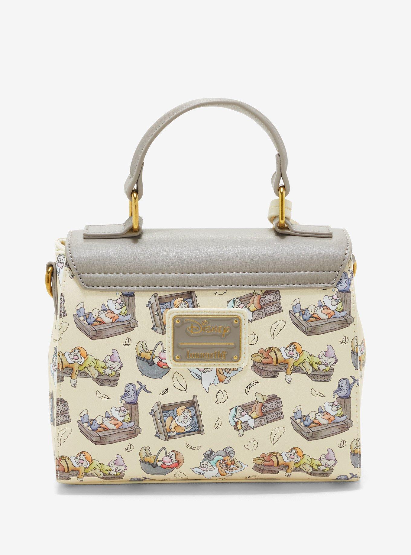 Loungefly Disney Snow White and the Seven Dwarfs Bedtime Allover Print Hand Bag - BoxLunch Exclusive, , alternate