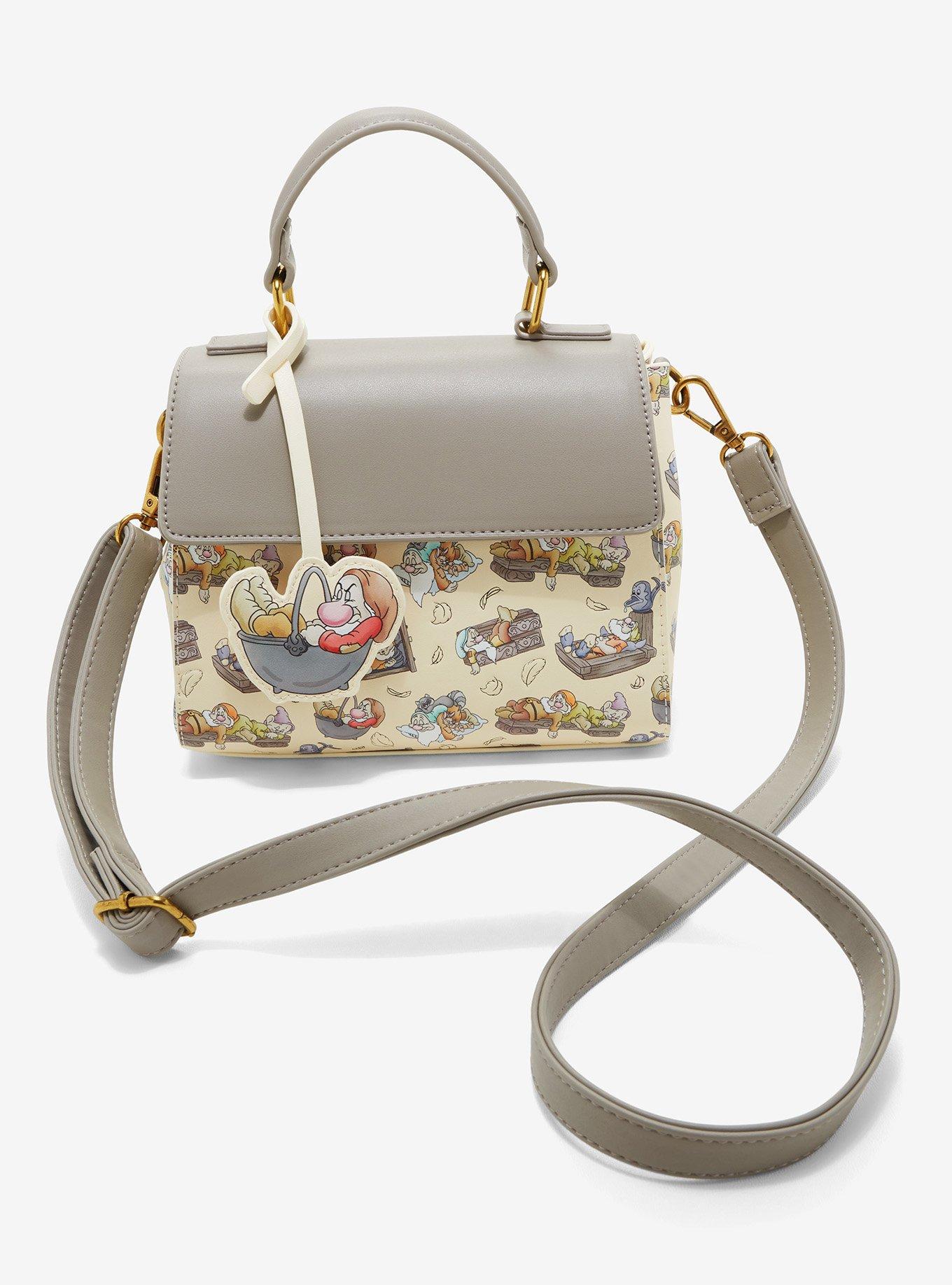 Loungefly Disney Snow White and the Seven Dwarfs Bedtime Allover Print Hand Bag - BoxLunch Exclusive, , alternate