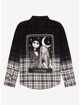 Disney The Nightmare Before Christmas Jack Skellington & Sally Lovers Tarot Card Women’s Flannel - BoxLunch Exclusive, , hi-res