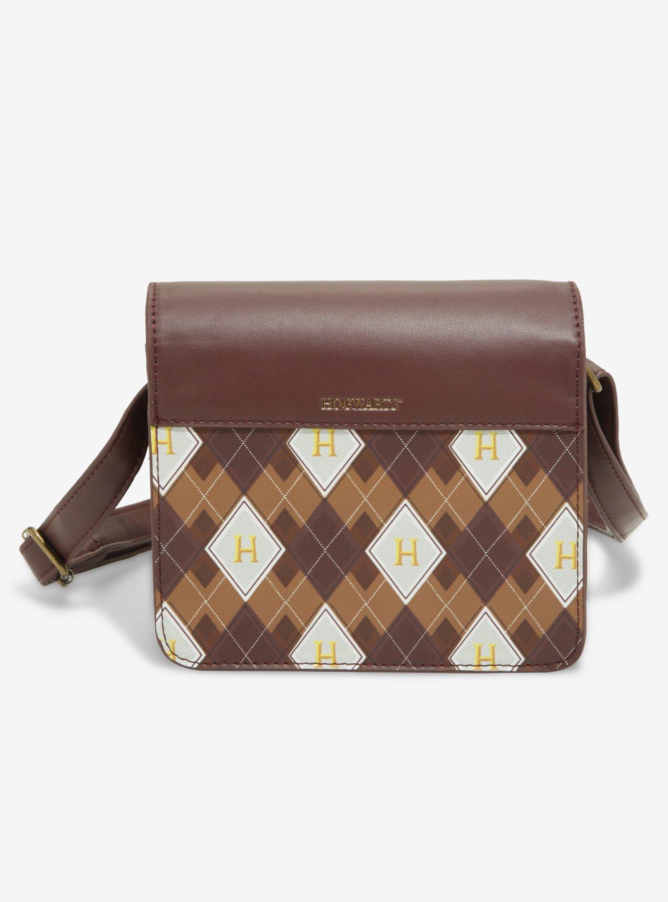 Harry Potter Crest Argyle Crossbody Bag, , hi-res