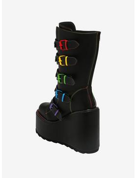 YRU X Dune Rainbow Buckle Platform Boots, , hi-res