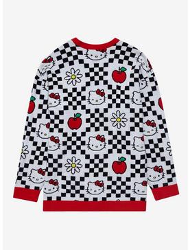 Plus Size Sanrio Hello Kitty with Apples Women's Plus Sized Cardigan - BoxLunch Exclusive, , hi-res