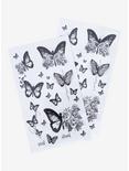 Blackheart Butterfly Temporary Tattoos, , alternate