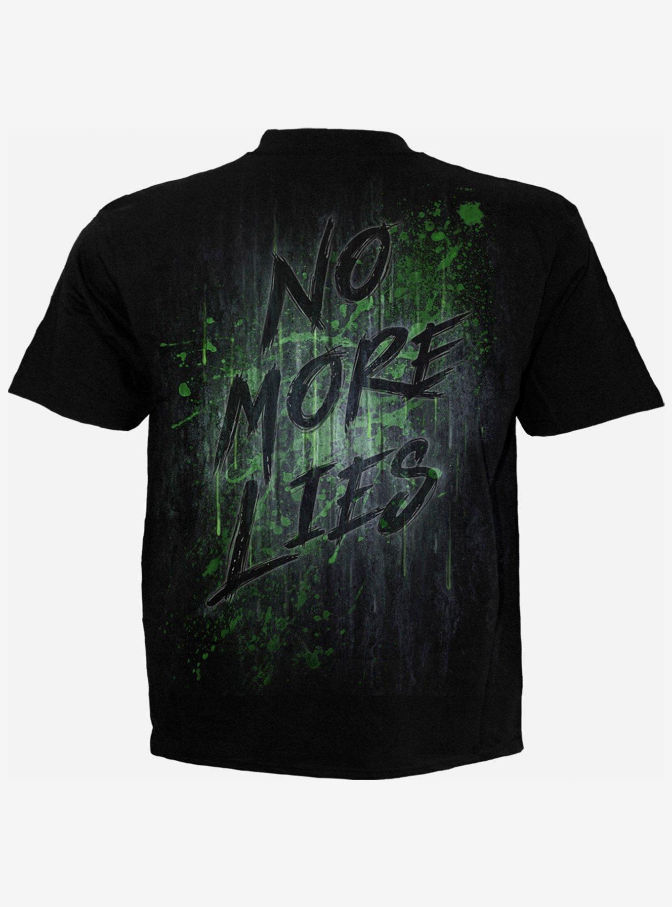 DC Comics The Batman Riddler No More Lies T-Shirt, BLACK, alternate