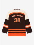 Disney The Nightmare Before Christmas Jack Skellington Hockey Jersey - BoxLunch Exclusive, BLACK, alternate