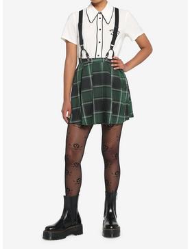 Harry Potter Slytherin Pleated Suspender Skirt, , hi-res