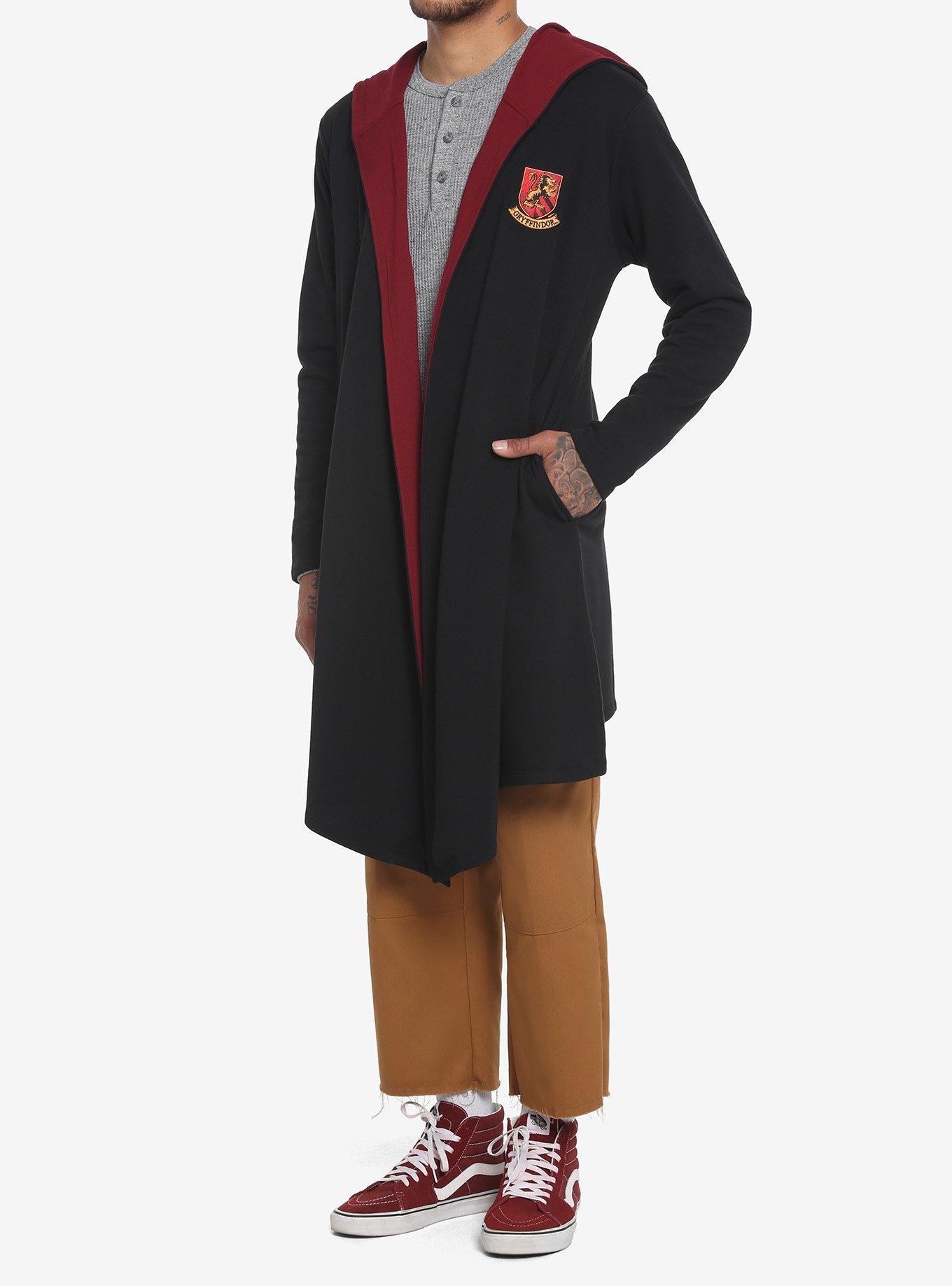 Harry Potter Gryffindor Hooded Cloak, BLACK  RED, alternate