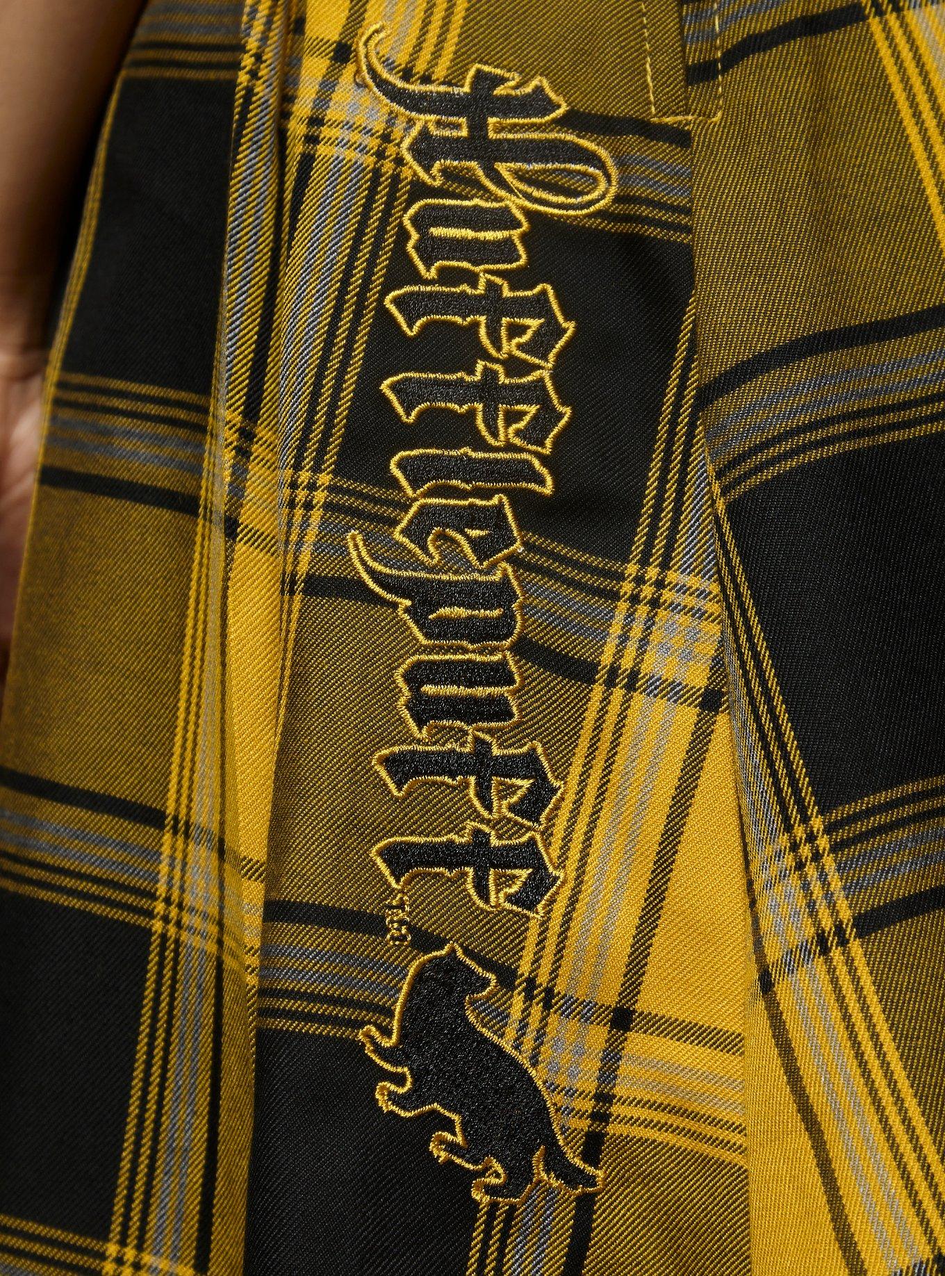 Harry Potter Hufflepuff Pleated Suspender Skirt, MULTI, alternate