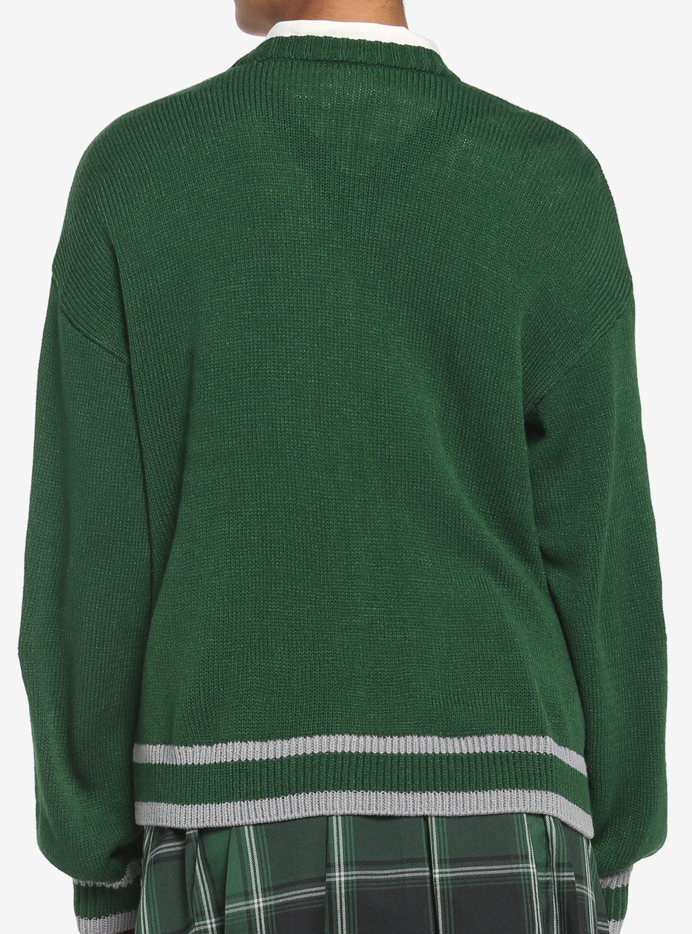 Harry Potter Slytherin Skimmer Girls Cardigan, MULTI, alternate