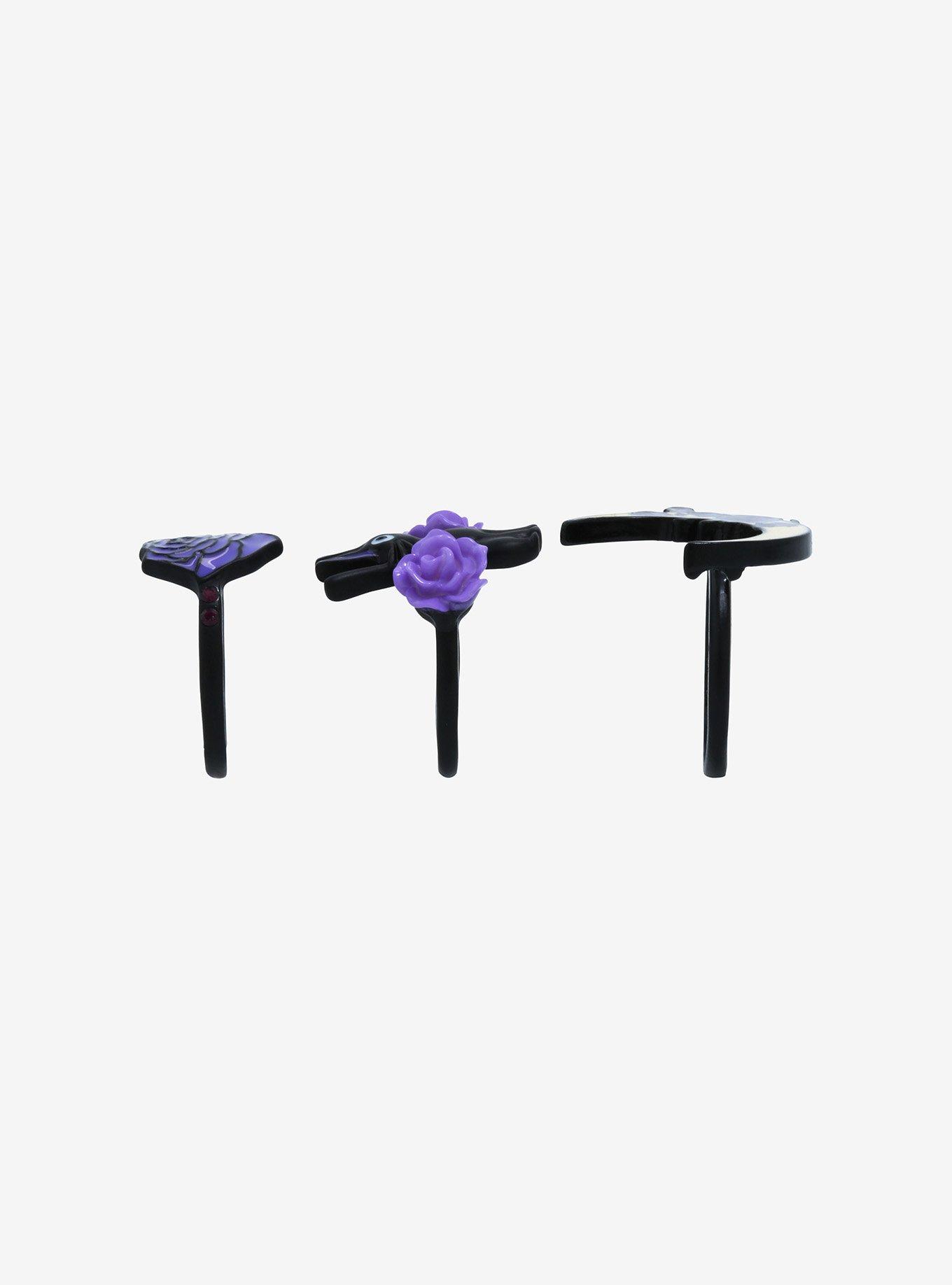 Her Universe Kiki's Delivery Service Jiji Rose Moon Ring Set, , alternate