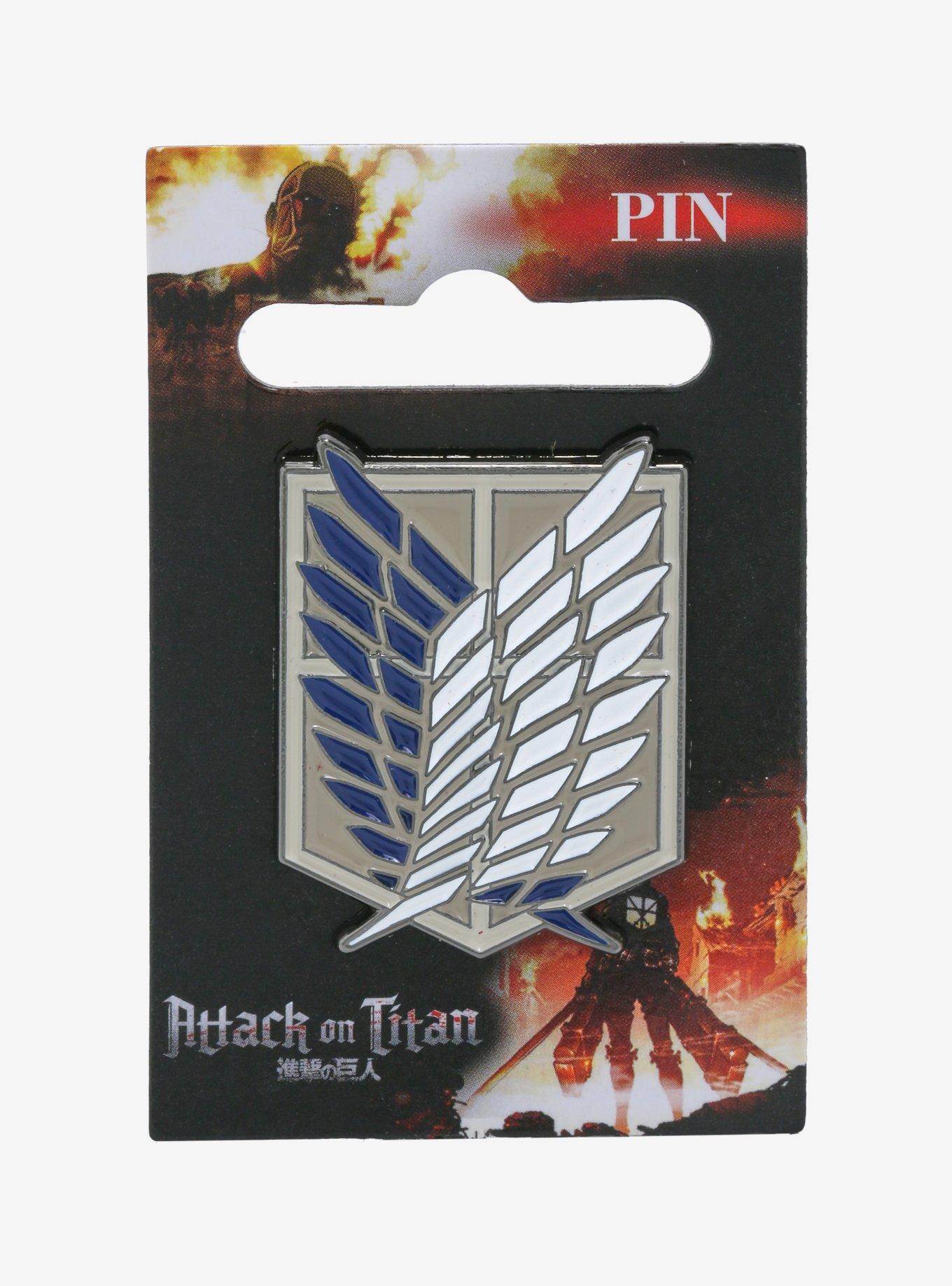 Attack on Titan Scout Regiment Crest Enamel Pin - BoxLunch Exclusive, , alternate