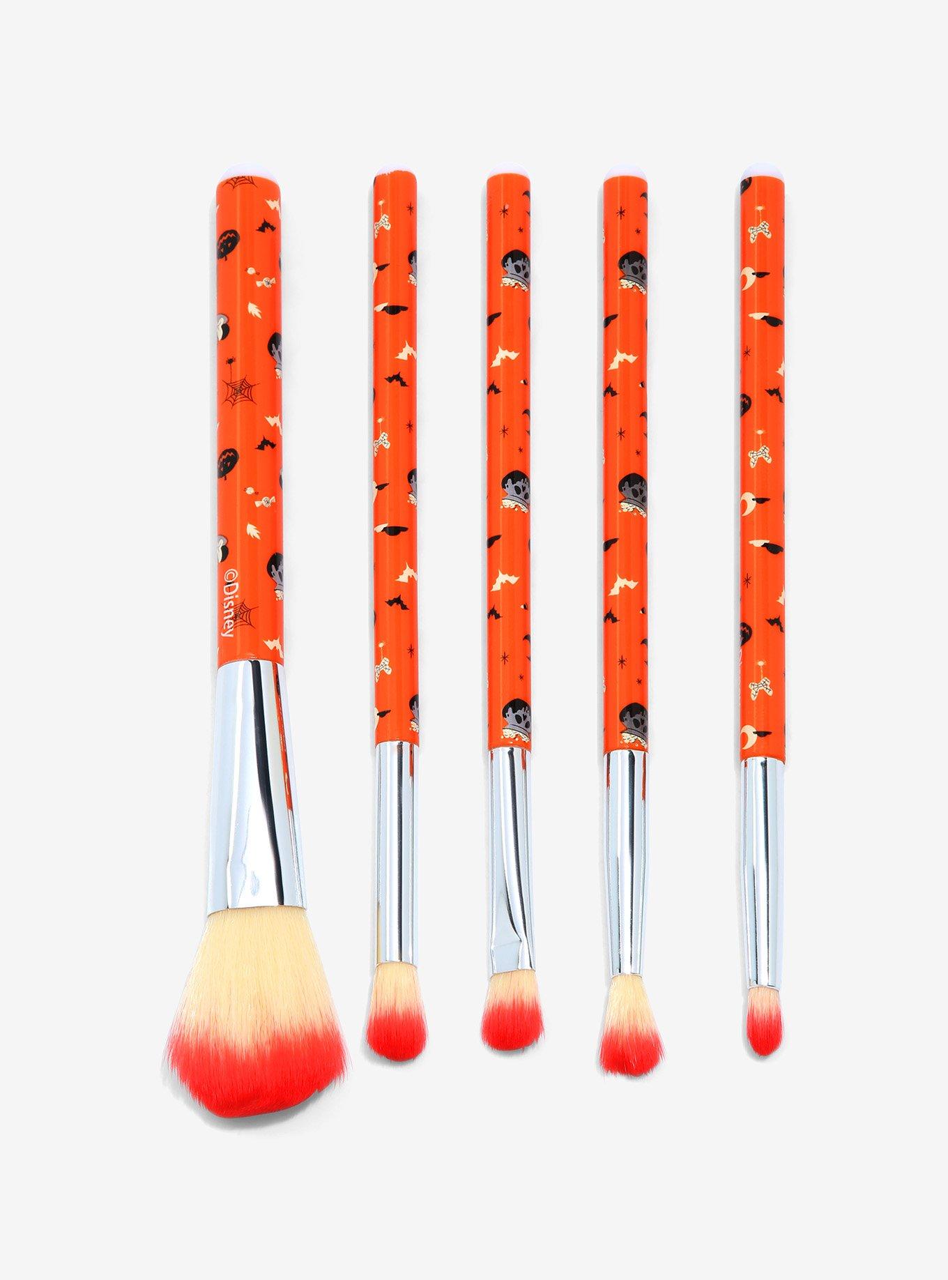 Disney Mickey Mouse Jack-O'Lantern Makeup Brush Set & Holder - BoxLunch Exclusive, , alternate