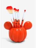 Disney Mickey Mouse Jack-O'Lantern Makeup Brush Set & Holder - BoxLunch Exclusive, , alternate