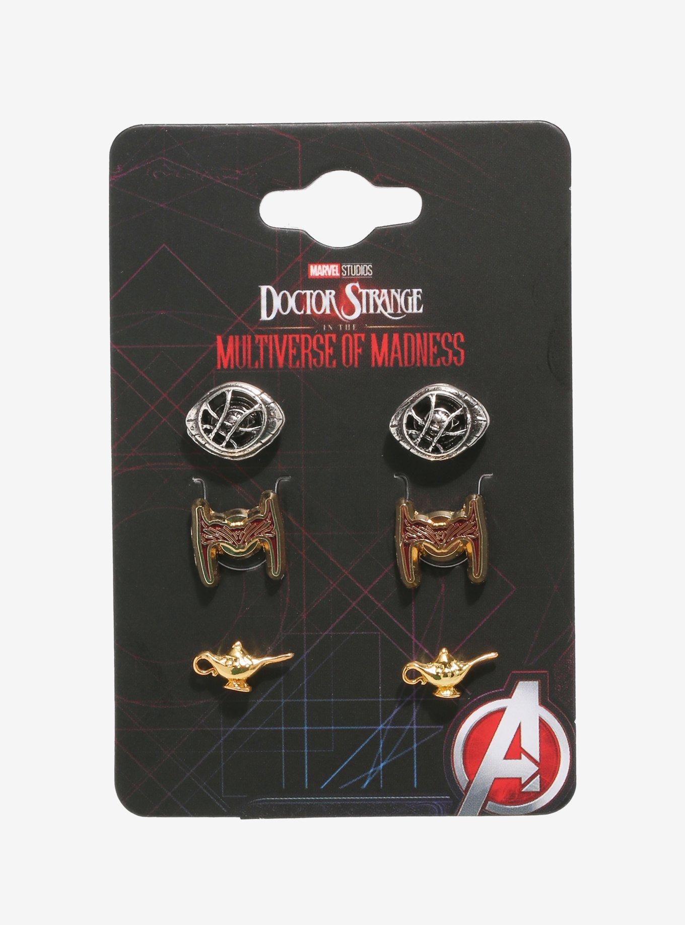 Marvel Doctor Strange In The Multiverse Of Madness Icons Stud Earring Set, , alternate