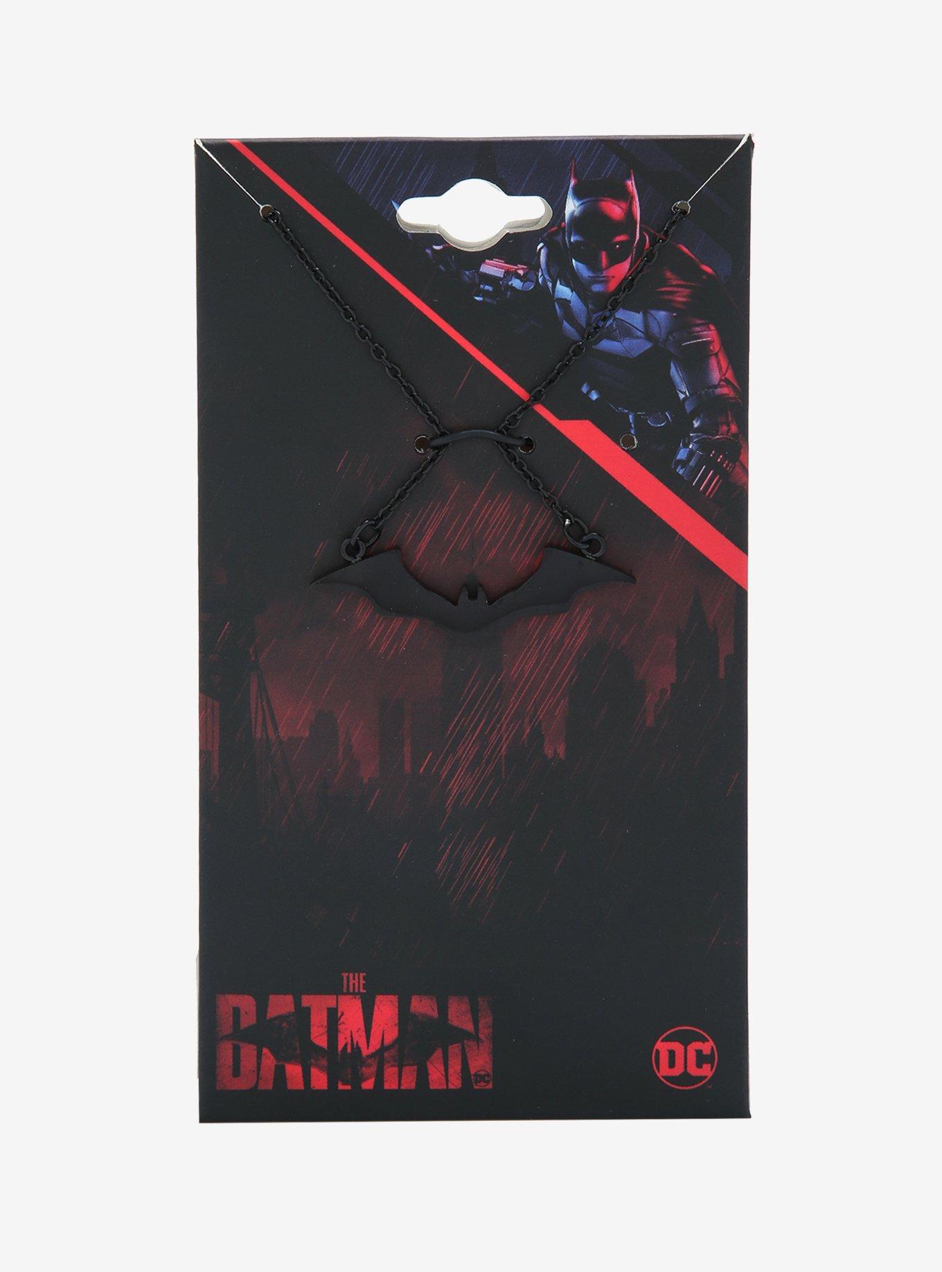 DC Comics Batman Logo Pendant Necklace, , alternate
