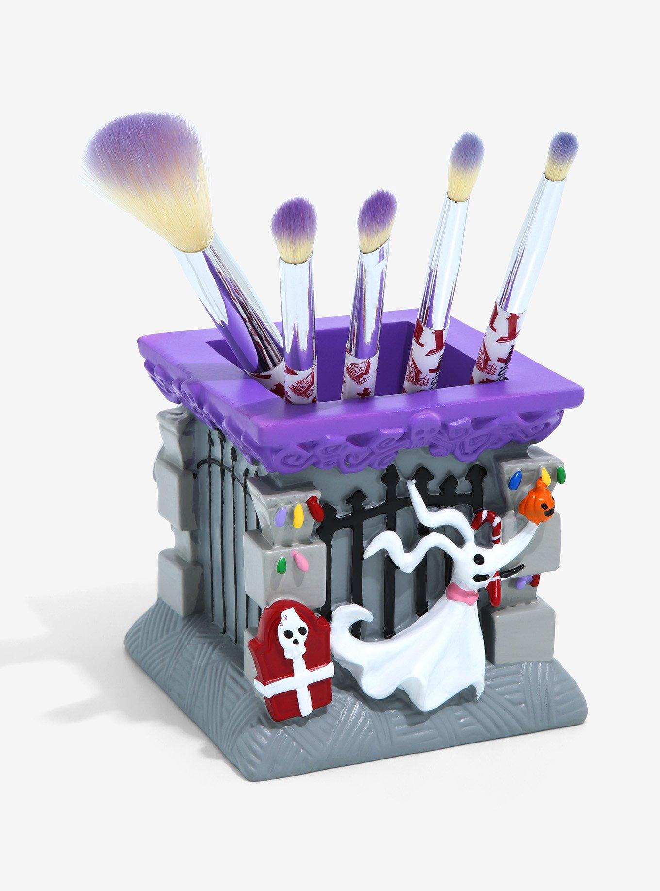 Disney's The Nightmare Before Christmas Zero Makeup Brush Set & Holder, , hi-res