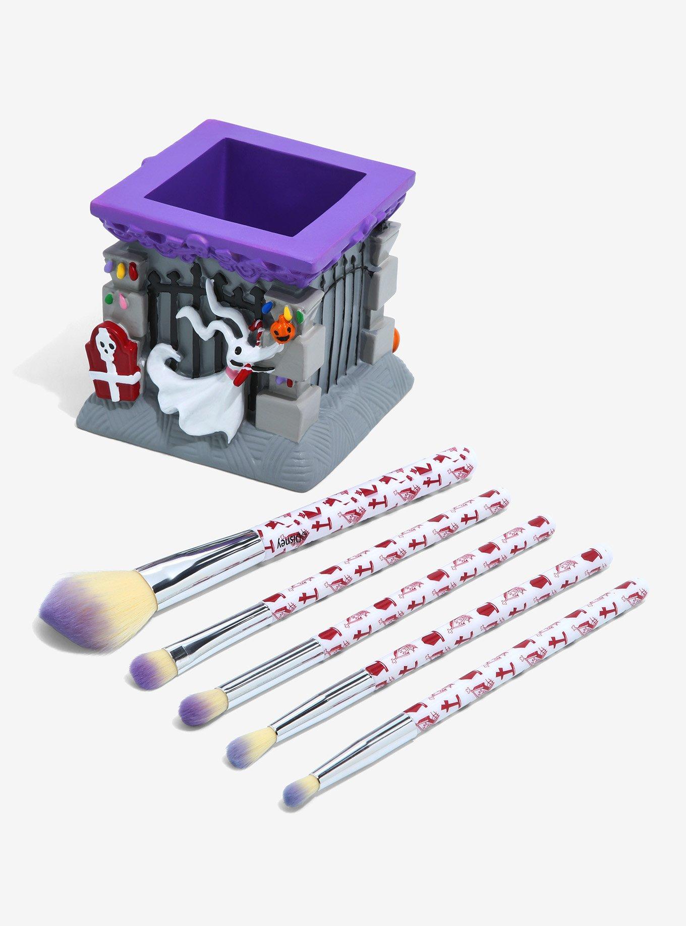 Disney's The Nightmare Before Christmas Zero Makeup Brush Set & Holder, , alternate