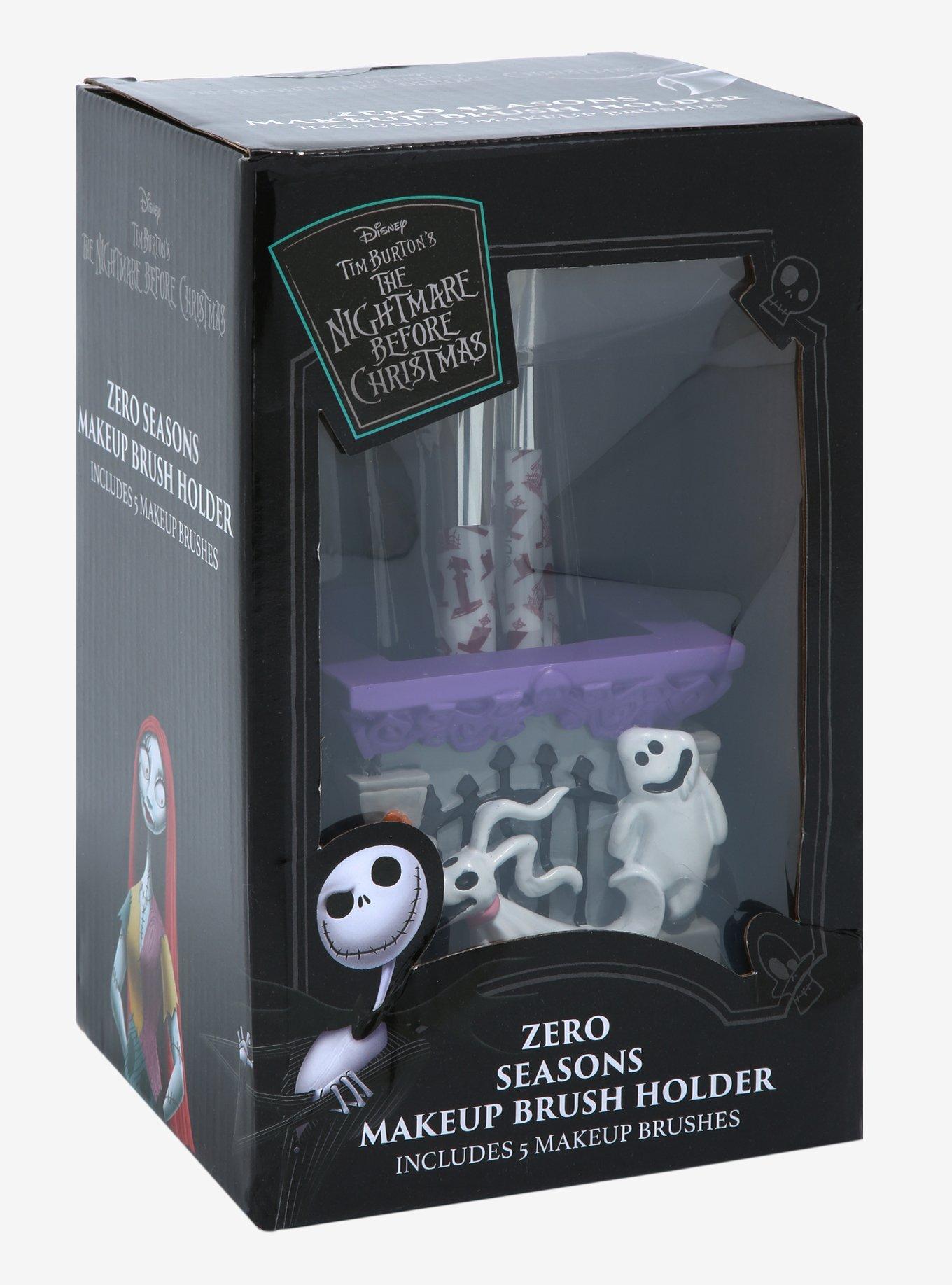 Disney's The Nightmare Before Christmas Zero Makeup Brush Set & Holder, , alternate