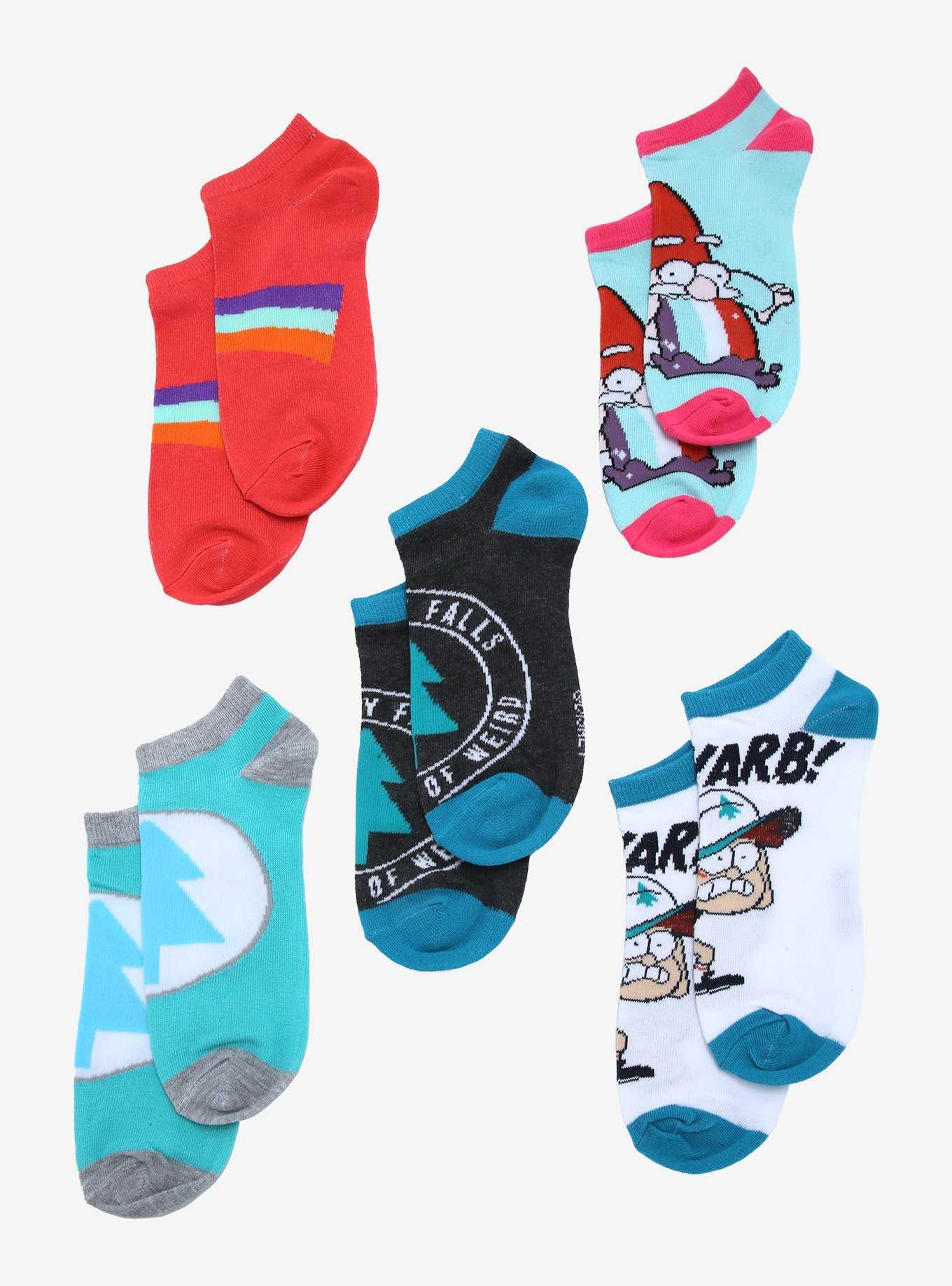 Disney Gravity Falls Icons Socks Set, , hi-res
