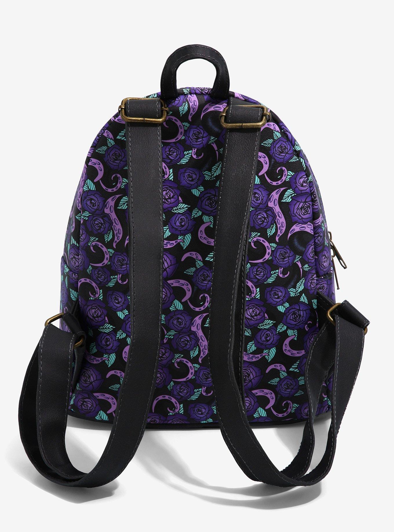 Loungefly Disney The Little Mermaid Ursula Roses Mini Backpack, , alternate