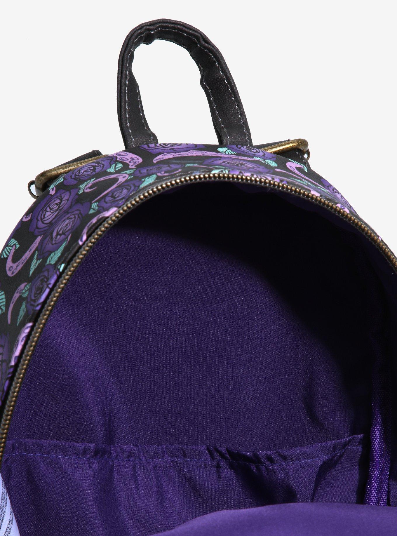 Loungefly Disney The Little Mermaid Ursula Roses Mini Backpack, , alternate