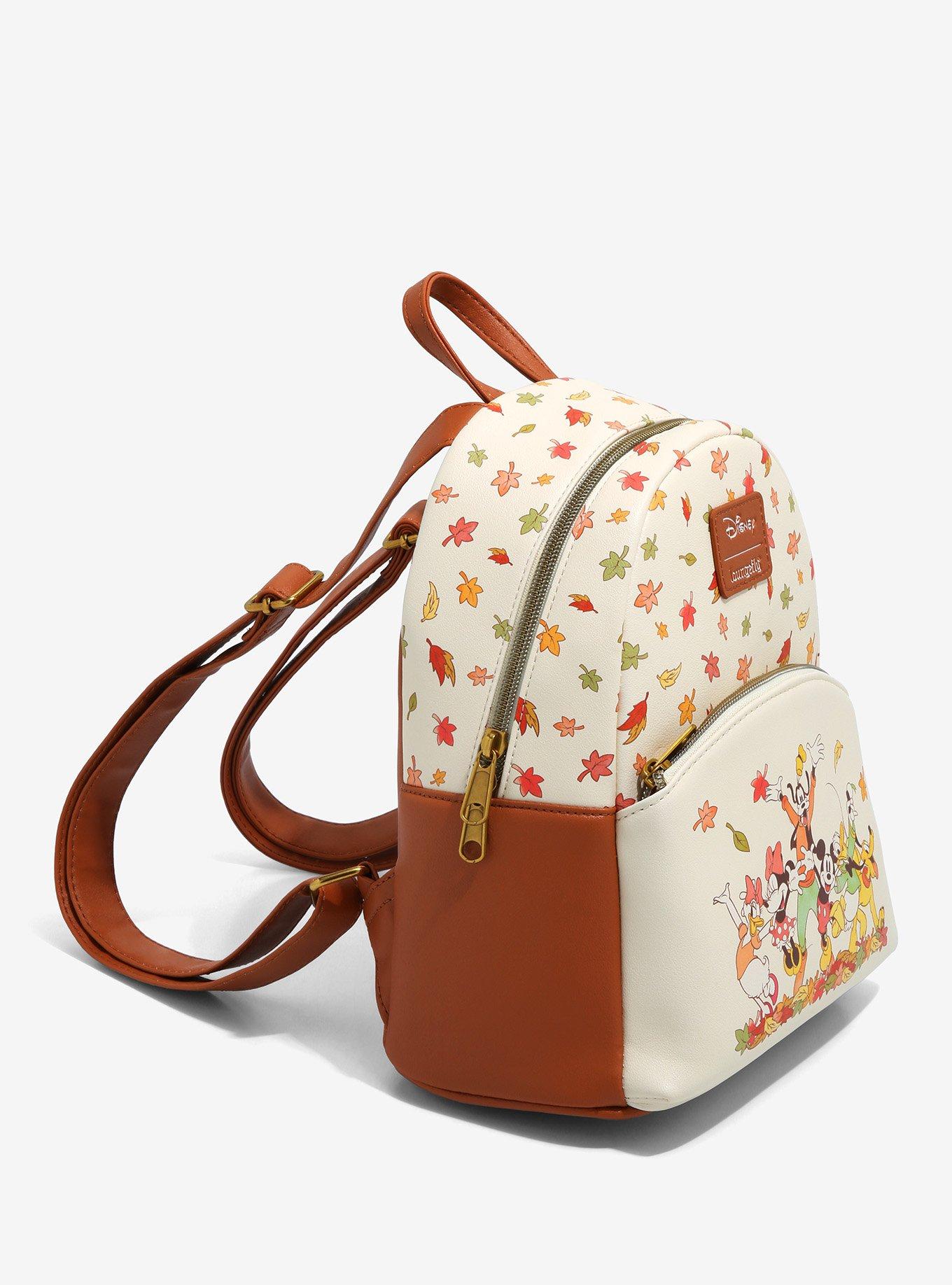 Loungefly Disney Mickey Mouse & Friends Fall Leaves Mini Backpack, , alternate