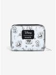 Loungefly Disney Alice In Wonderland Sketch Mini Zipper Wallet, , alternate
