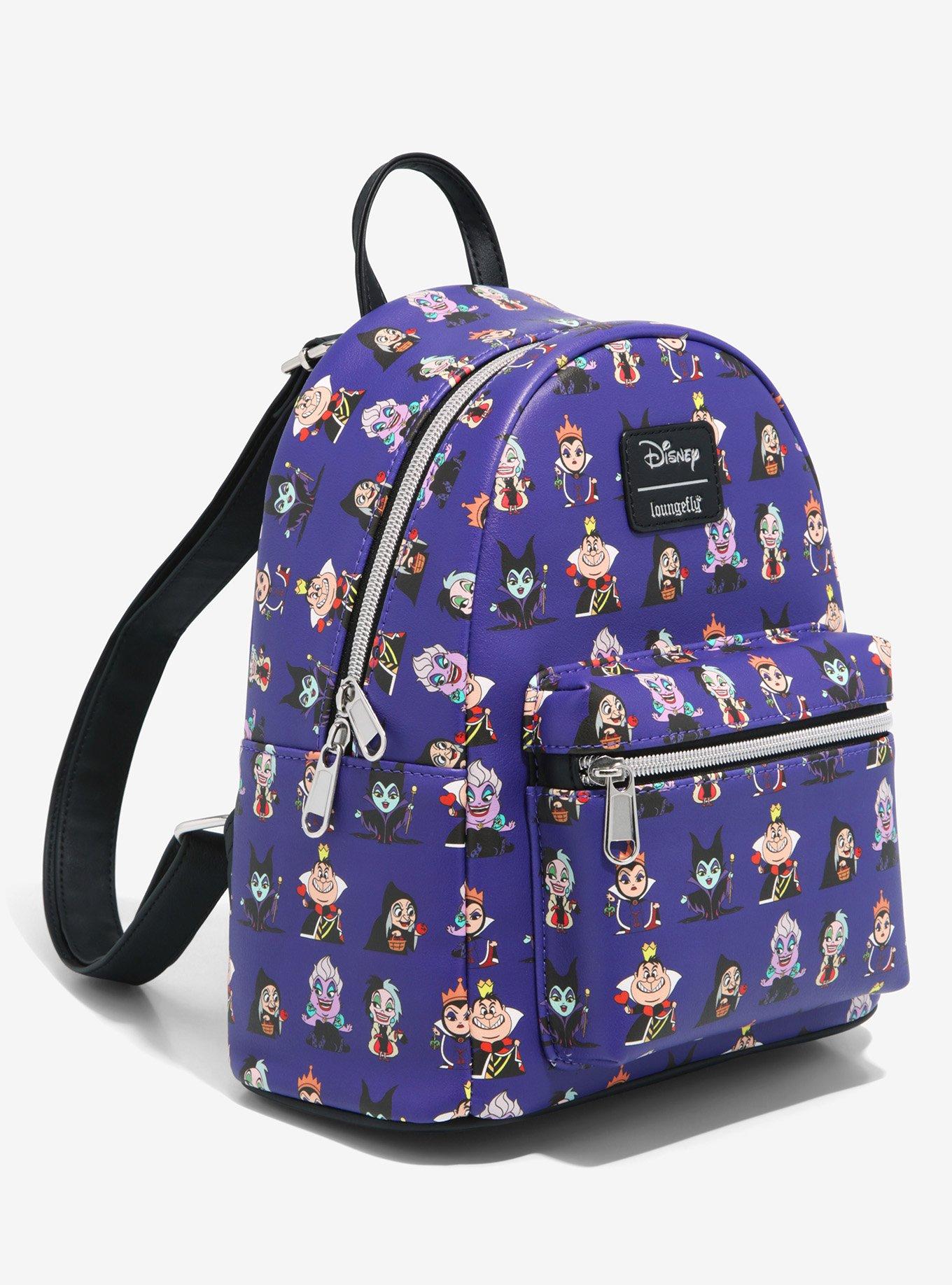 Loungefly Disney Chibi Villains Mini Backpack, , alternate