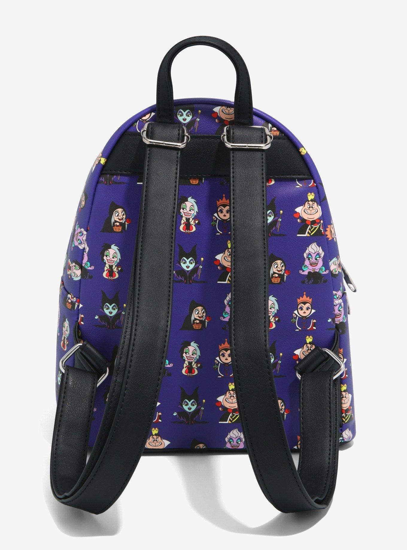 Loungefly Disney Chibi Villains Mini Backpack, , alternate