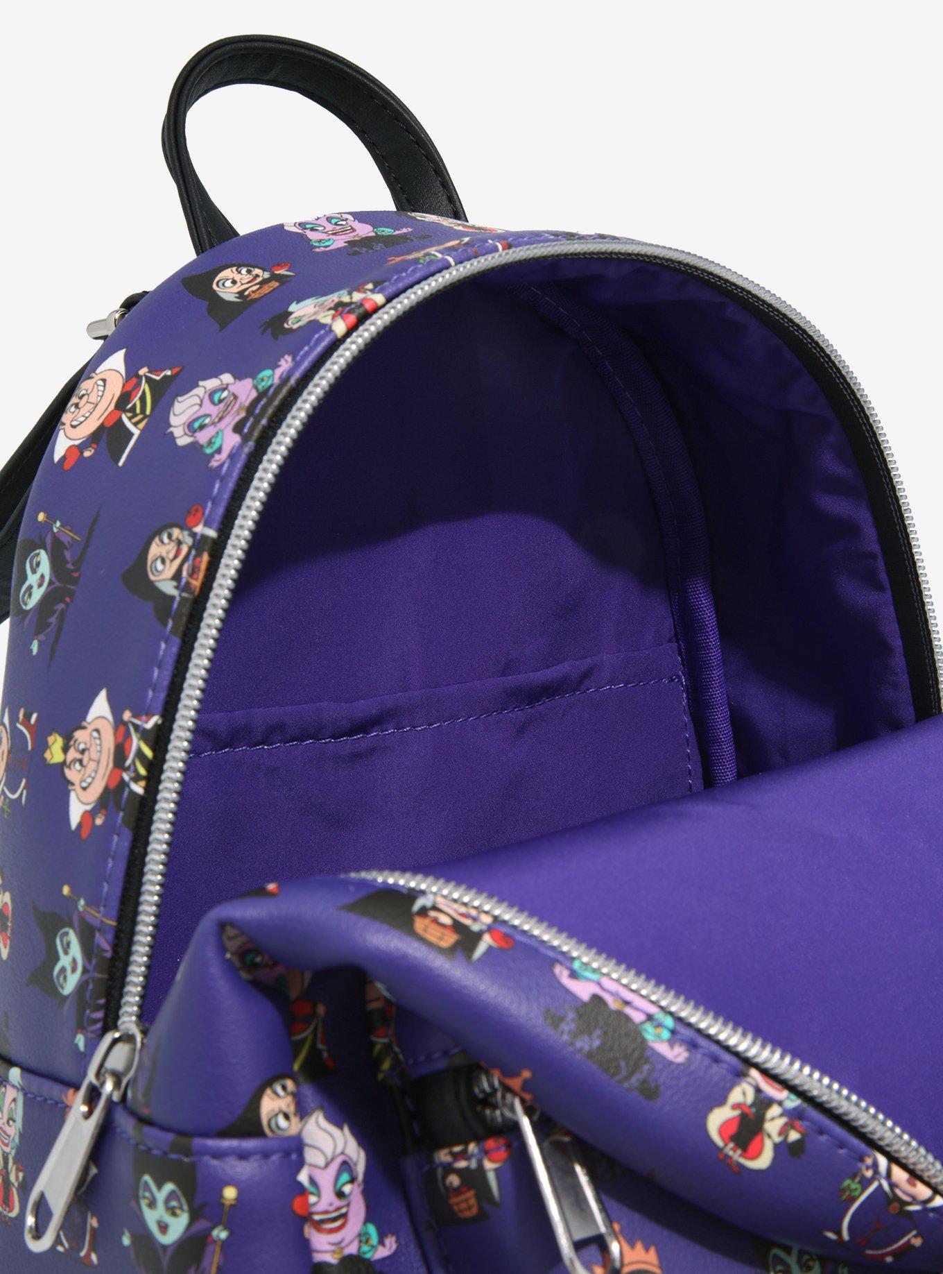 Loungefly Disney Chibi Villains Mini Backpack, , alternate