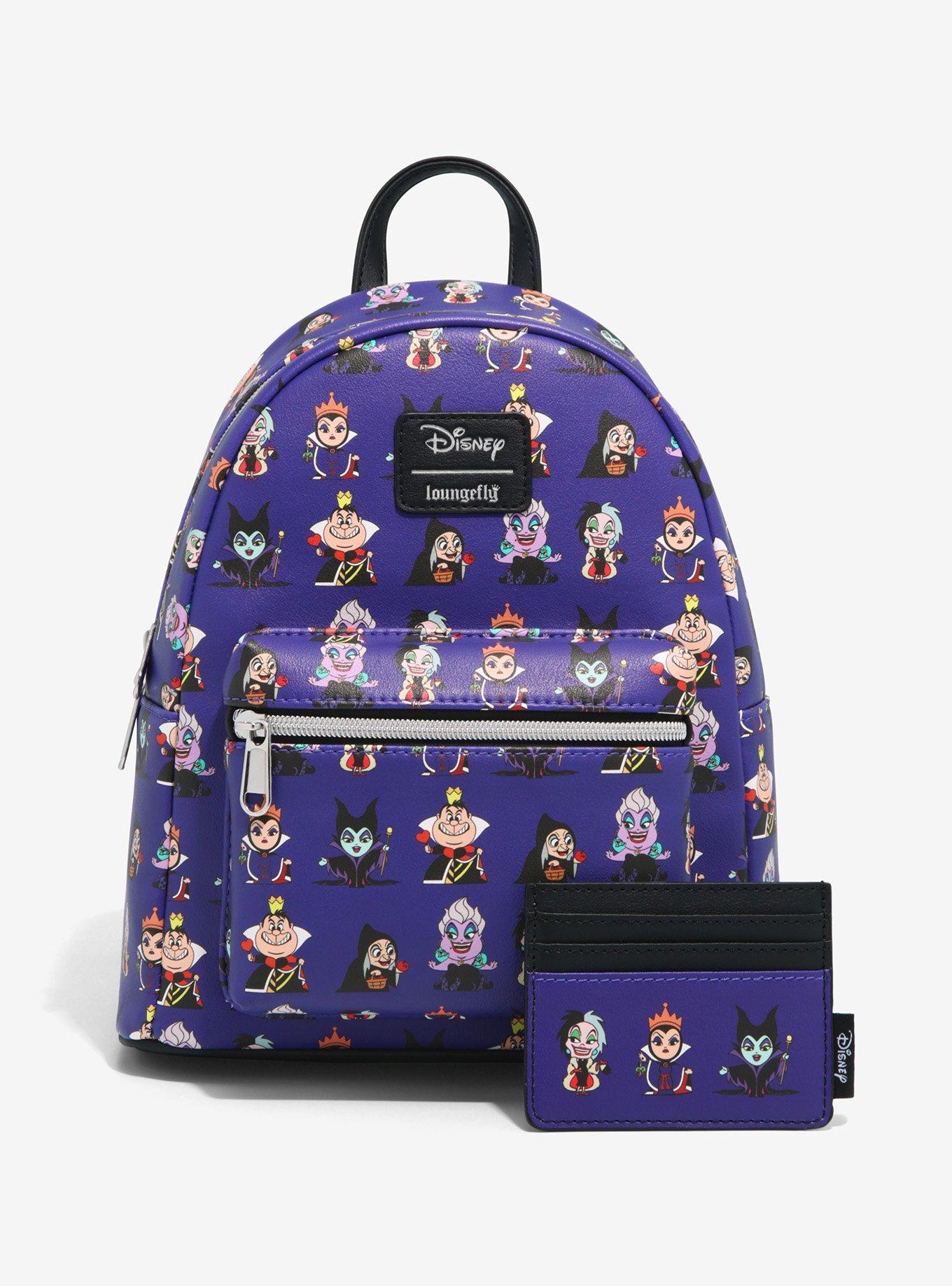 Loungefly Disney Chibi Villains Mini Backpack, , alternate