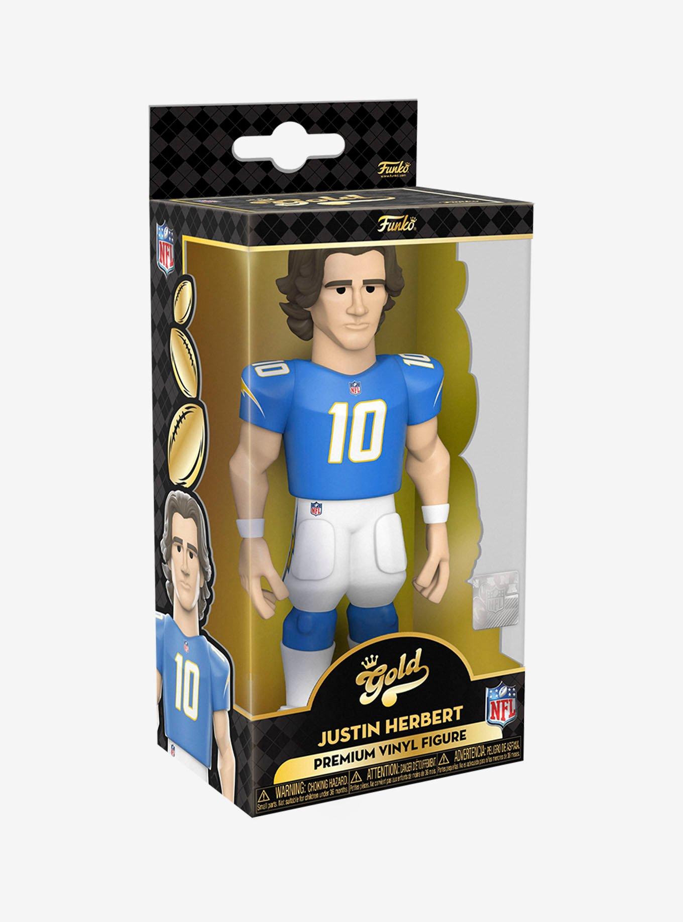 Funko NFL Gold Justin Herbert 5 Inch Premium Vinyl Figure, , alternate