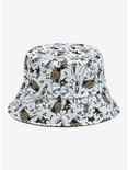 Disney The Nightmare Before Christmas Summer Fear Fest Jack Skellington Sun Logo Reversible Youth Bucket Hat - BoxLunch Exclusive, , alternate