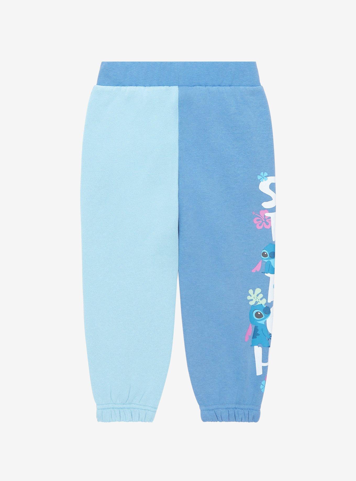 Disney Lilo & Stitch Color Block Toddler Joggers, BLUE, alternate