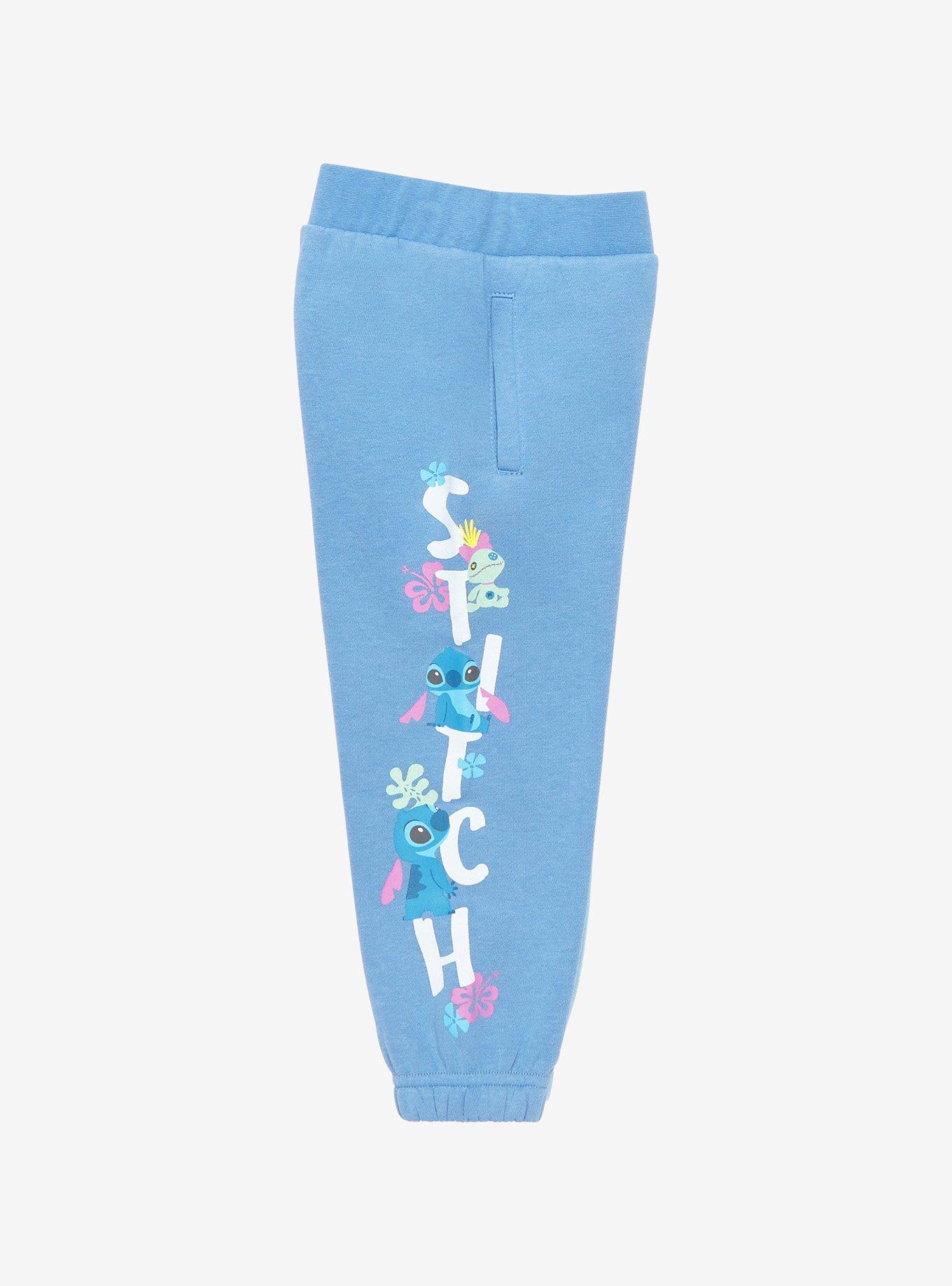 Disney Lilo & Stitch Color Block Toddler Joggers, BLUE, alternate