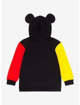 Disney Mickey Mouse Color Block Eared Toddler Hoodie, , hi-res
