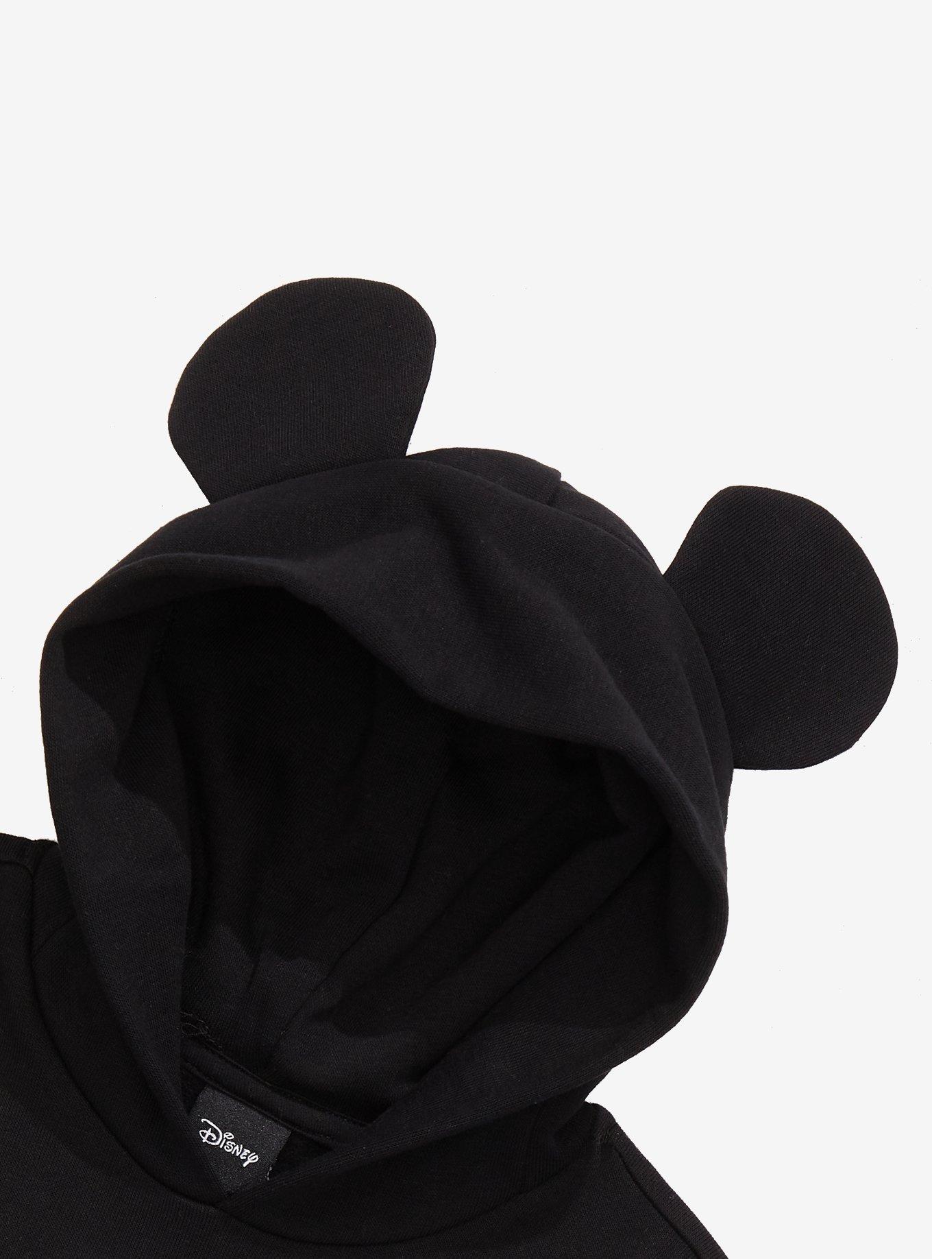 Disney Mickey Mouse Color Block Eared Toddler Hoodie, BLACK, alternate