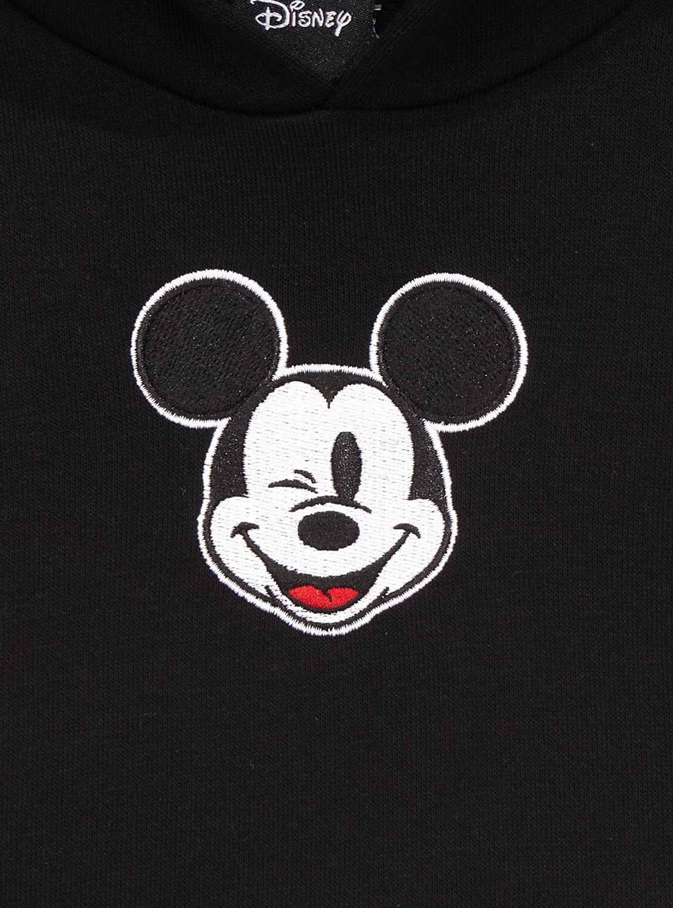 Disney Mickey Mouse Color Block Eared Toddler Hoodie, BLACK, alternate
