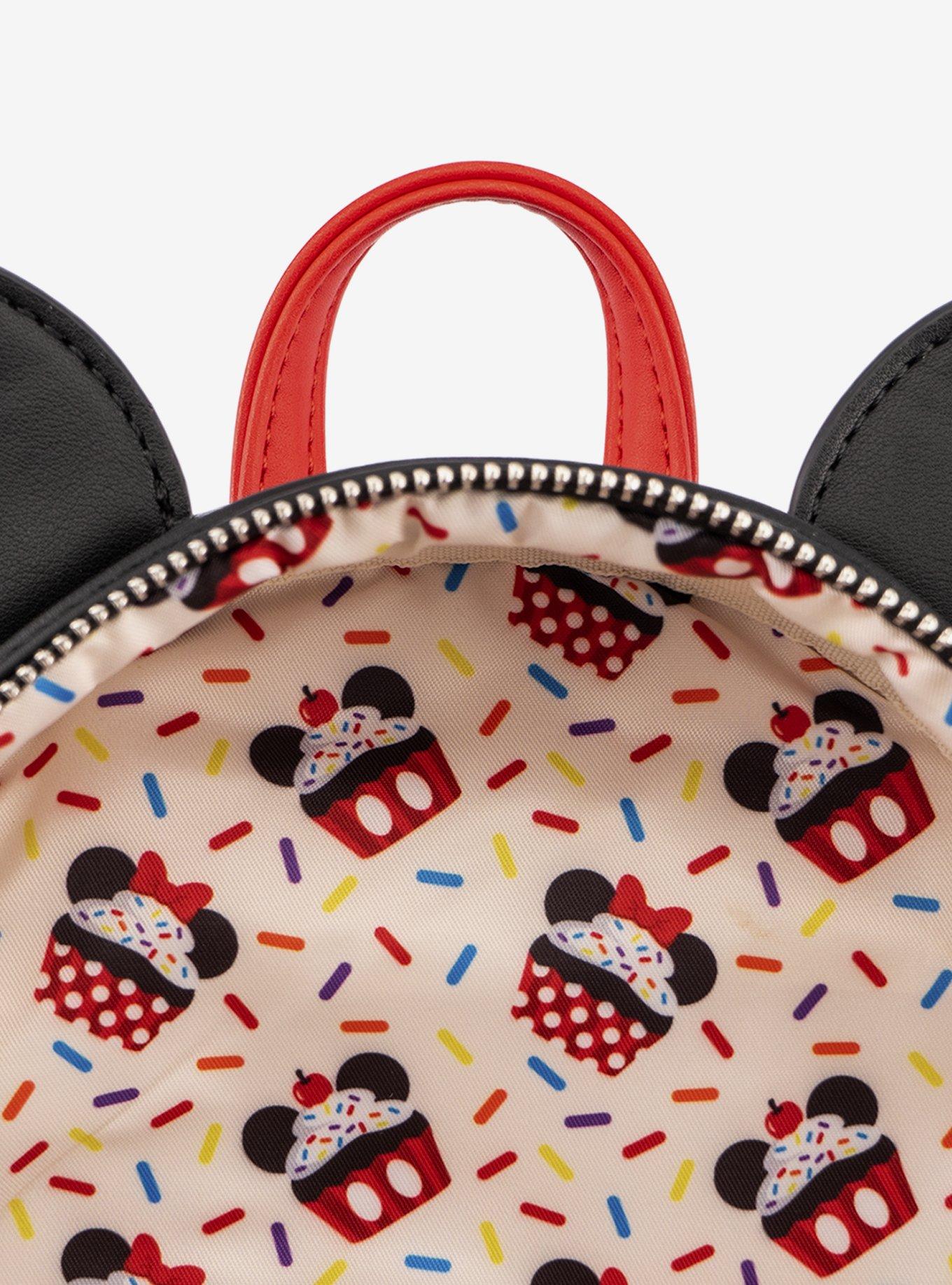 Loungefly Disney Minnie Mouse Sprinkle Cupcake Mini Backpack, , alternate
